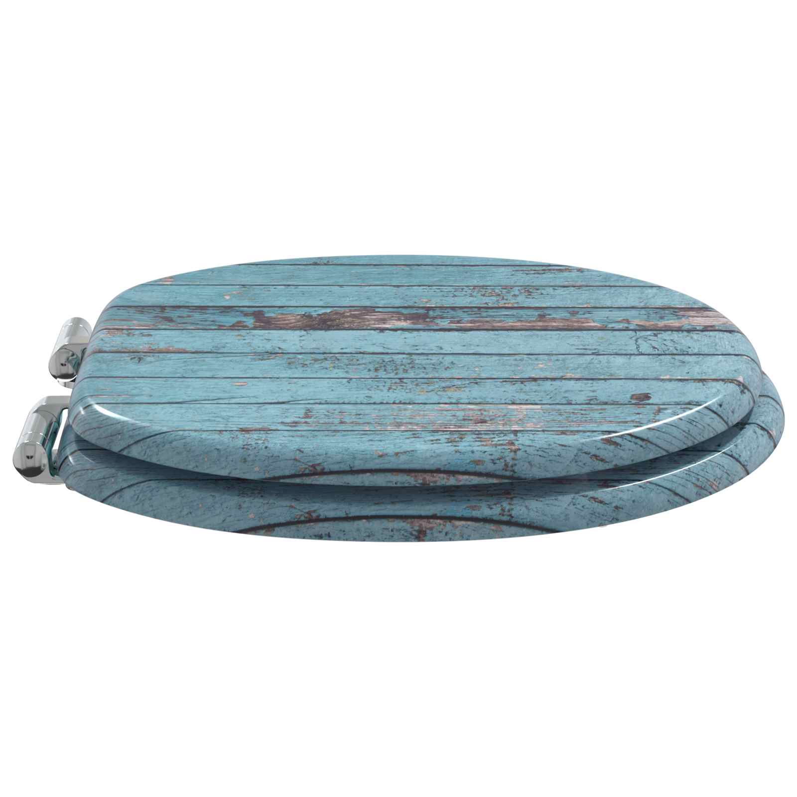 Zachte sluit toiletbril 2 pcs Blauw 44 x 38 cm MDF-plaat is nu te koop bij PeponiXL, paradijselijk wonen!