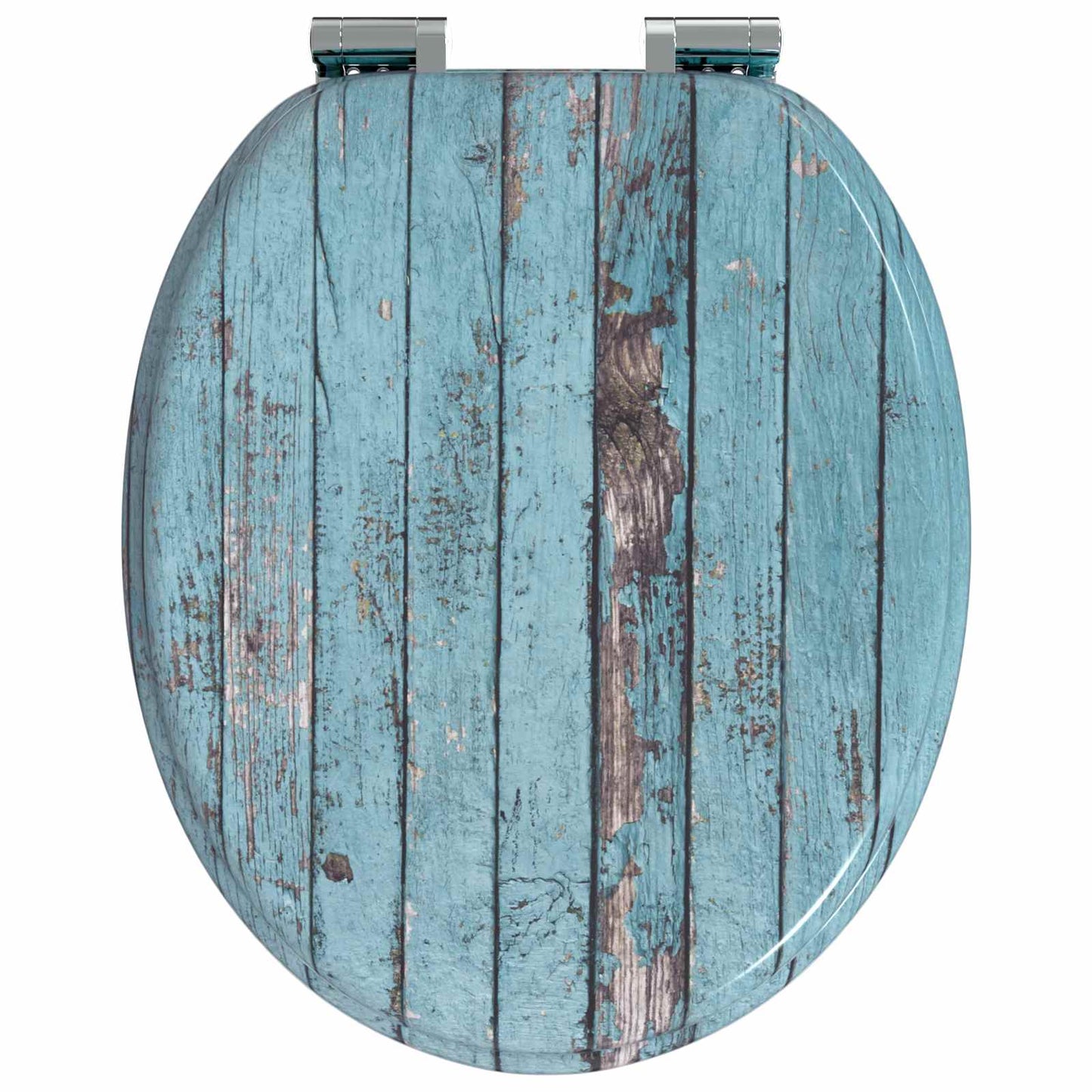 Zachte sluit toiletbril 2 pcs Blauw 44 x 38 cm MDF-plaat is nu te koop bij PeponiXL, paradijselijk wonen!