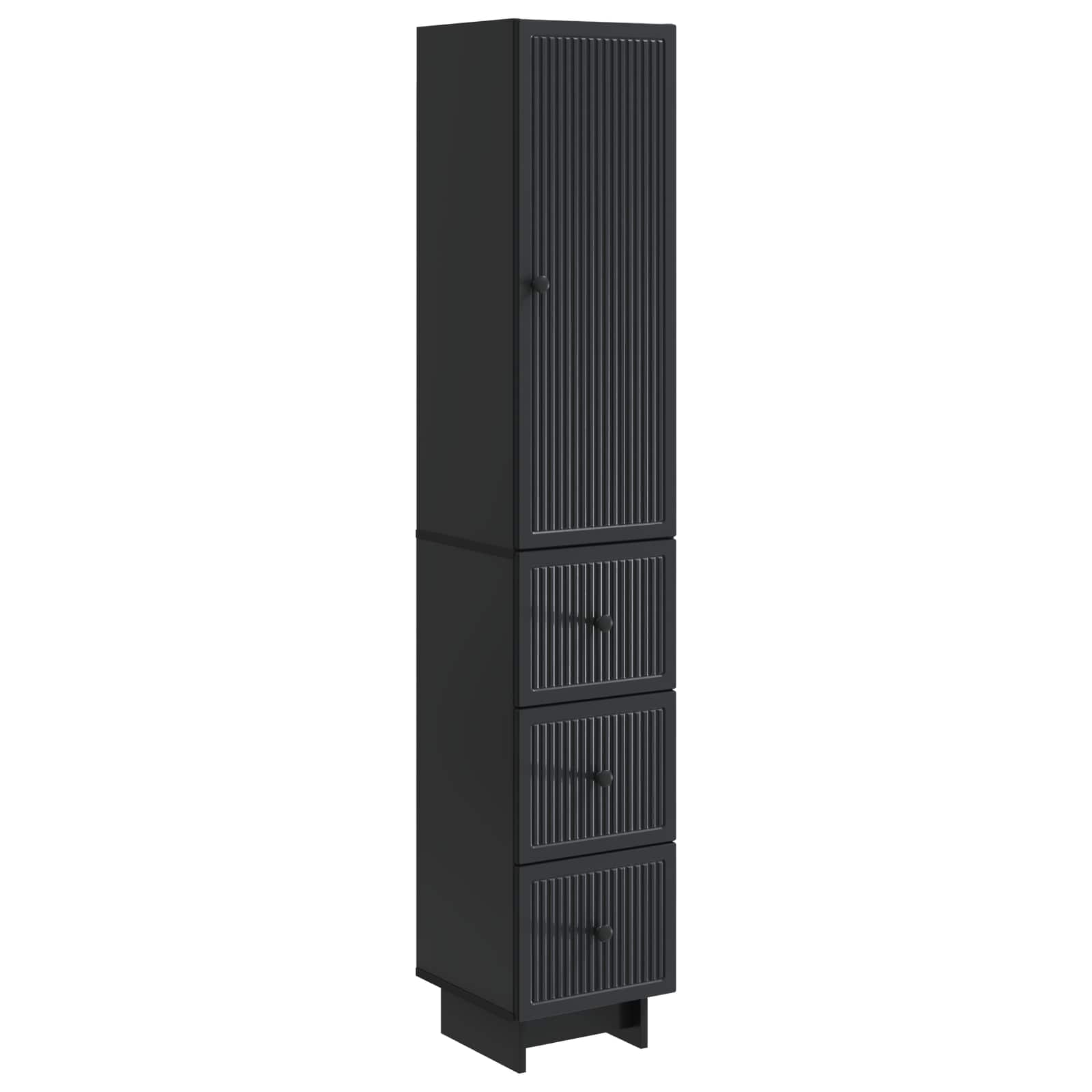 Kastenset 2 pcs 33 x 34,5 x 90 cm Bewerkt hout is nu te koop bij PeponiXL, paradijselijk wonen!