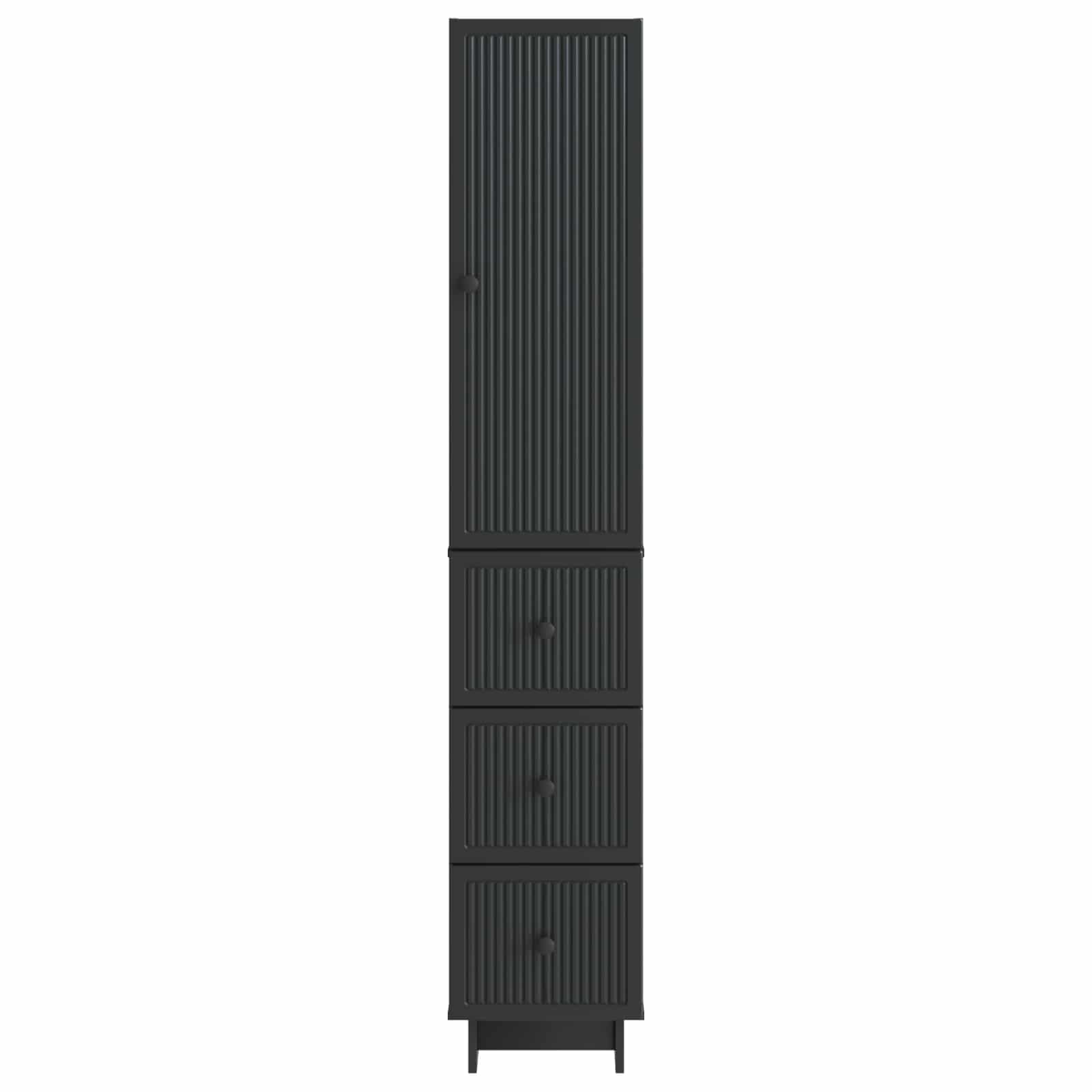 Kastenset 2 pcs 33 x 34,5 x 90 cm Bewerkt hout is nu te koop bij PeponiXL, paradijselijk wonen!