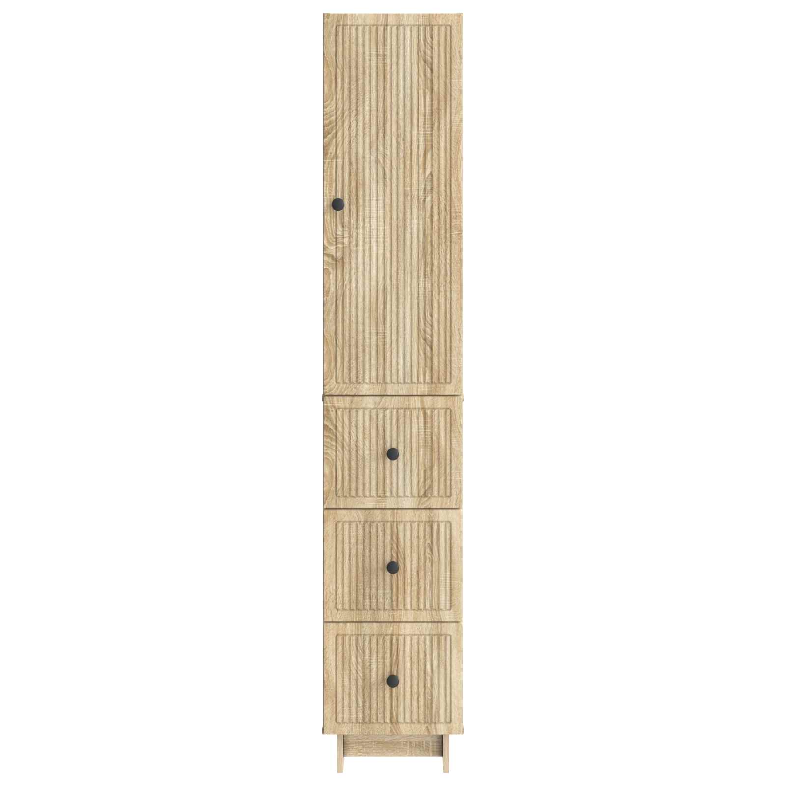 Kastenset 2 pcs 33 x 34,5 x 90 cm Bewerkt hout is nu te koop bij PeponiXL, paradijselijk wonen!