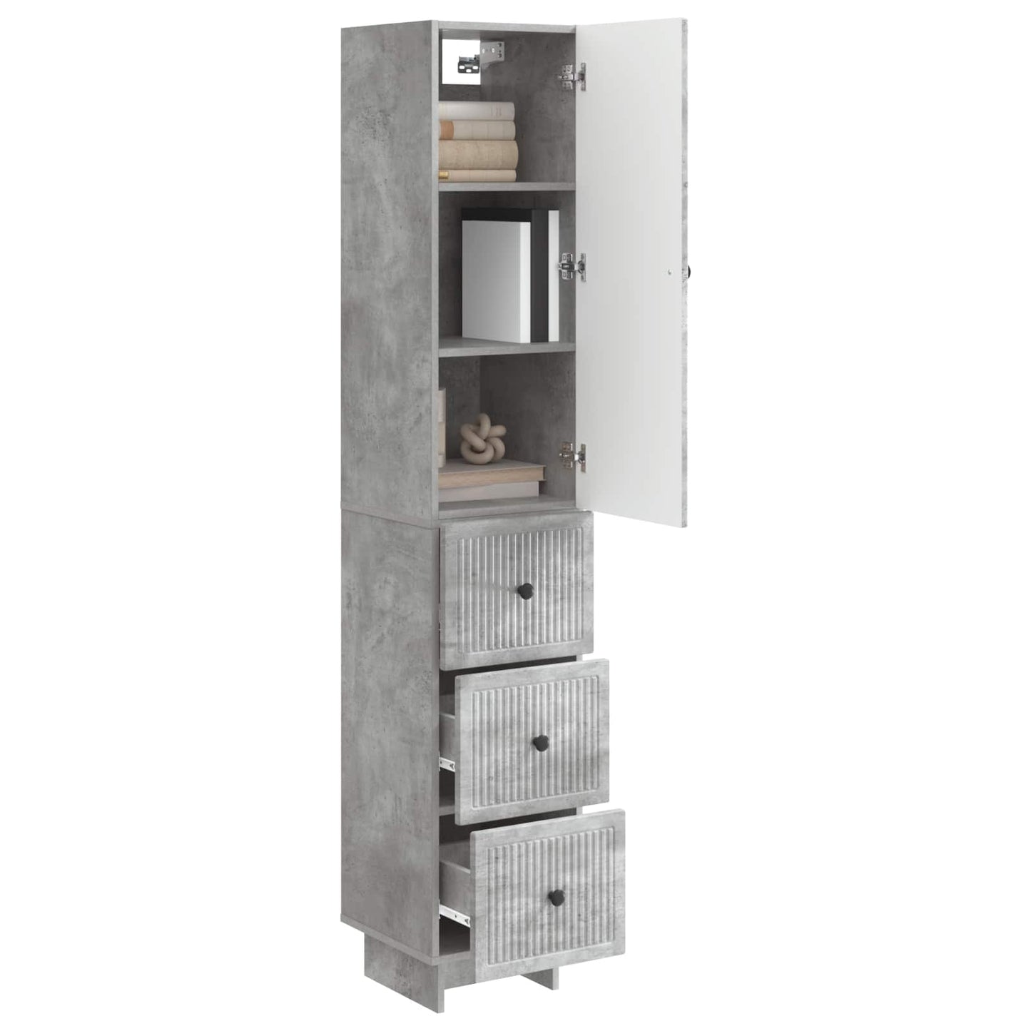 Kastenset 2 pcs 33 x 34,5 x 90 cm Bewerkt hout is nu te koop bij PeponiXL, paradijselijk wonen!