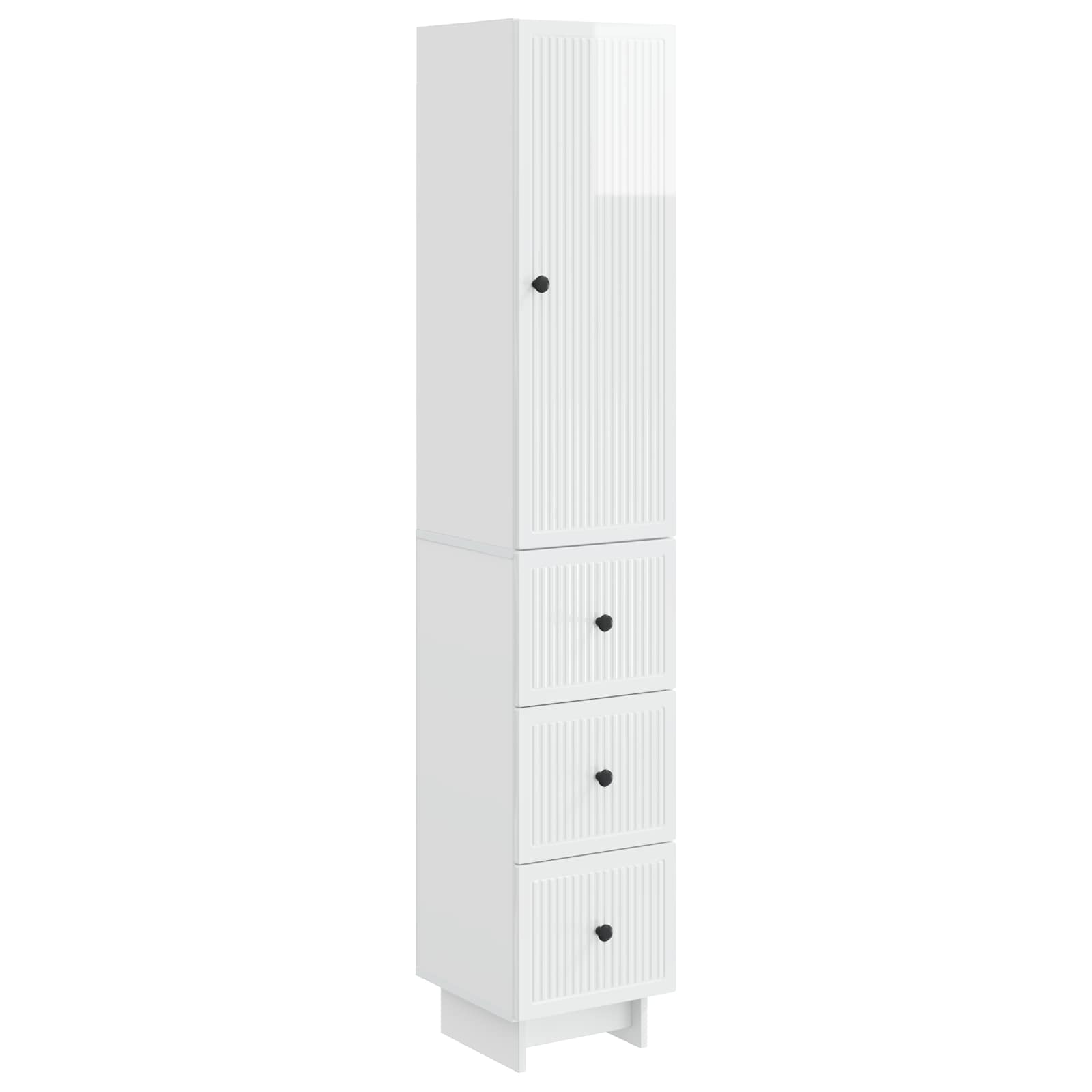 Kastenset 2 pcs 33 x 34,5 x 90 cm Bewerkt hout is nu te koop bij PeponiXL, paradijselijk wonen!