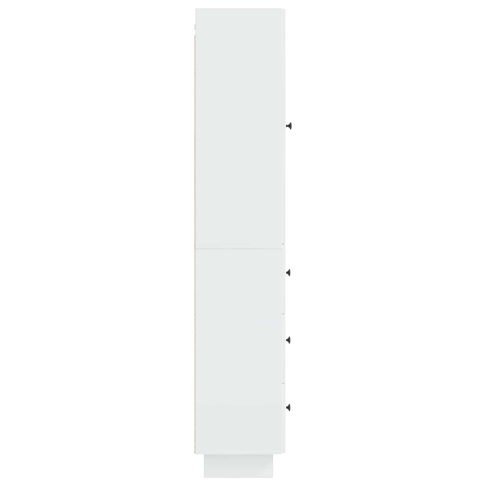 Kastenset 2 pcs 33 x 34,5 x 90 cm Bewerkt hout is nu te koop bij PeponiXL, paradijselijk wonen!