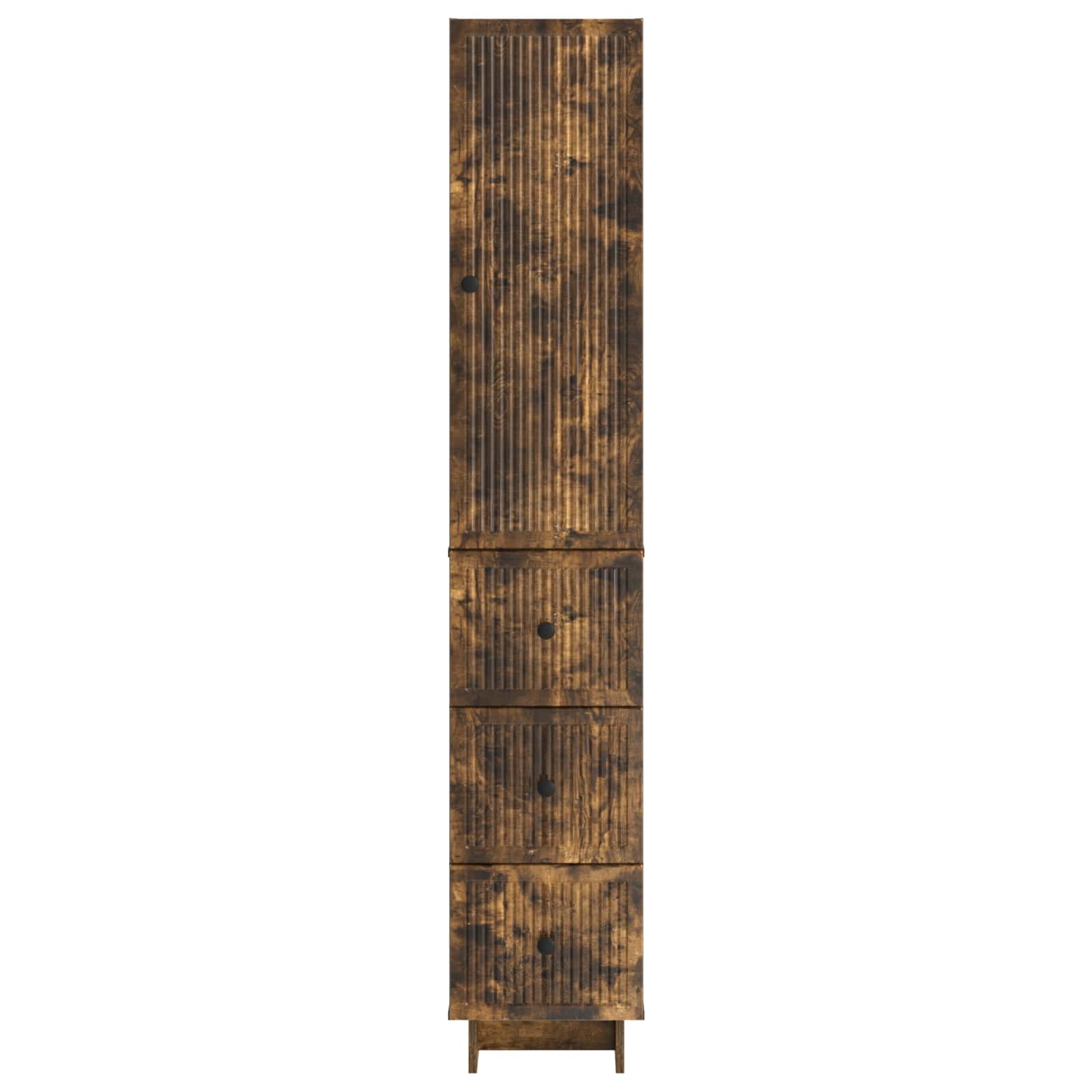 Kastenset 2 pcs 33 x 34,5 x 90 cm Bewerkt hout is nu te koop bij PeponiXL, paradijselijk wonen!