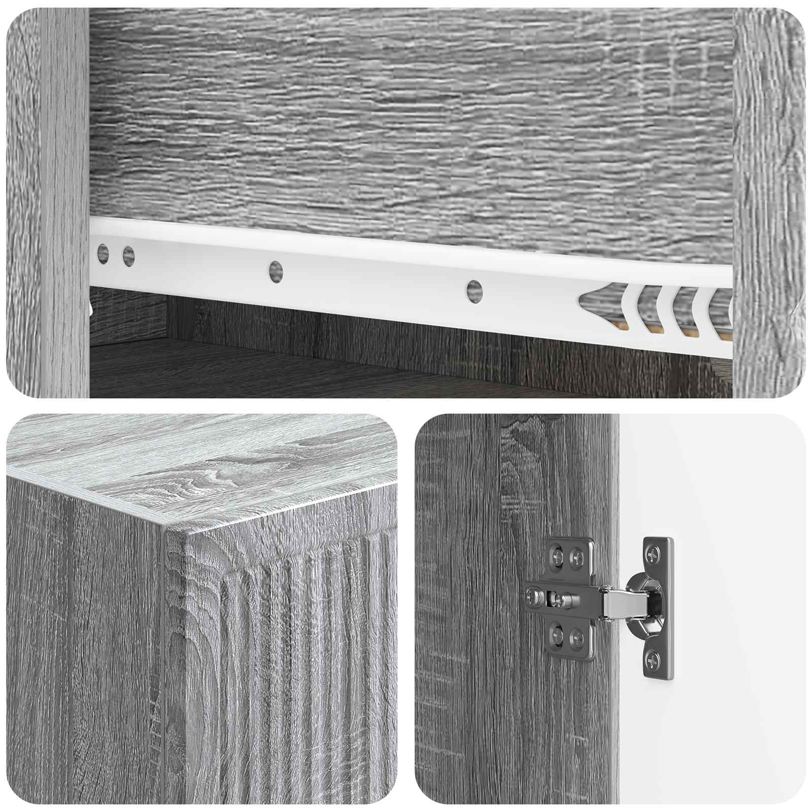 Kastenset 2 pcs 33 x 34,5 x 90 cm Bewerkt hout is nu te koop bij PeponiXL, paradijselijk wonen!
