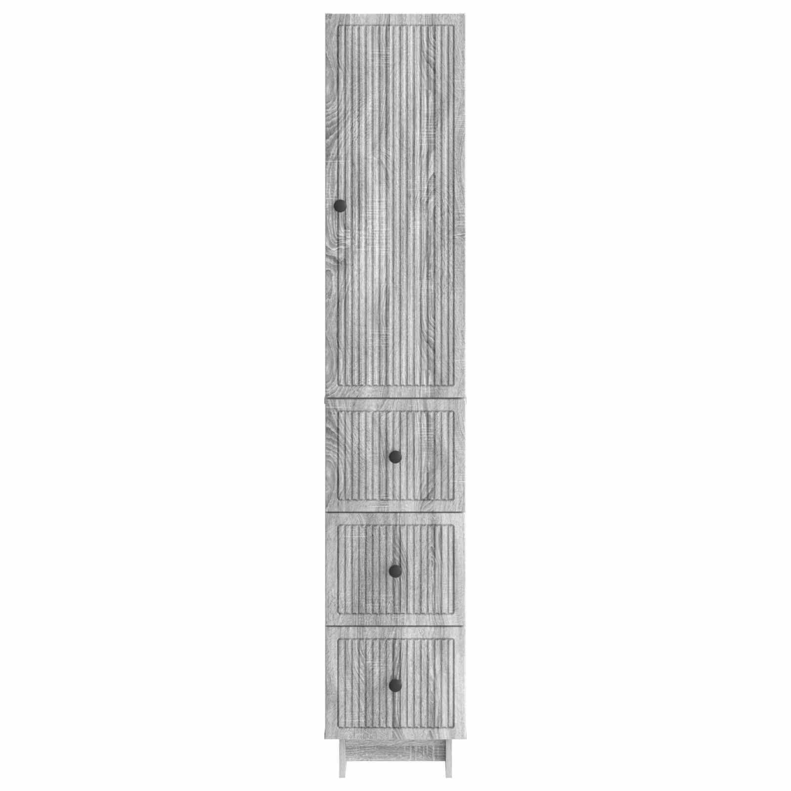 Kastenset 2 pcs 33 x 34,5 x 90 cm Bewerkt hout is nu te koop bij PeponiXL, paradijselijk wonen!