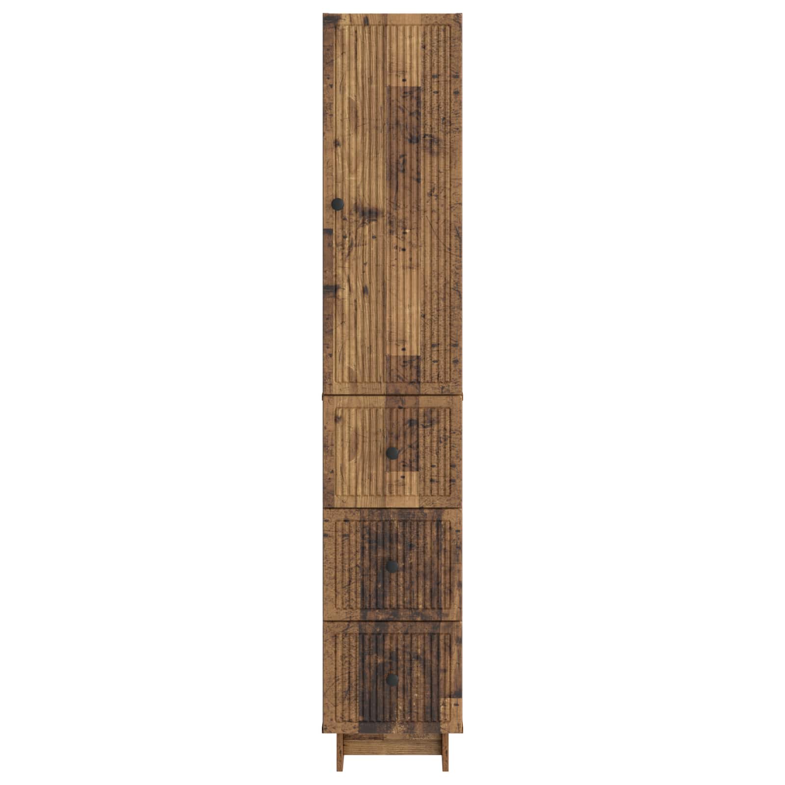 Kastenset 2 pcs Oud hout 33 x 34,5 x 90 cm Bewerkt hout is nu te koop bij PeponiXL, paradijselijk wonen!