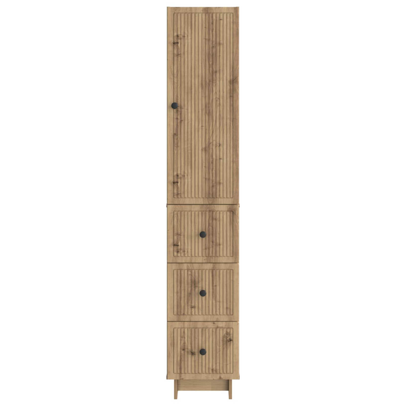 Kastenset 2 pcs 33 x 34,5 x 90 cm Bewerkt hout is nu te koop bij PeponiXL, paradijselijk wonen!