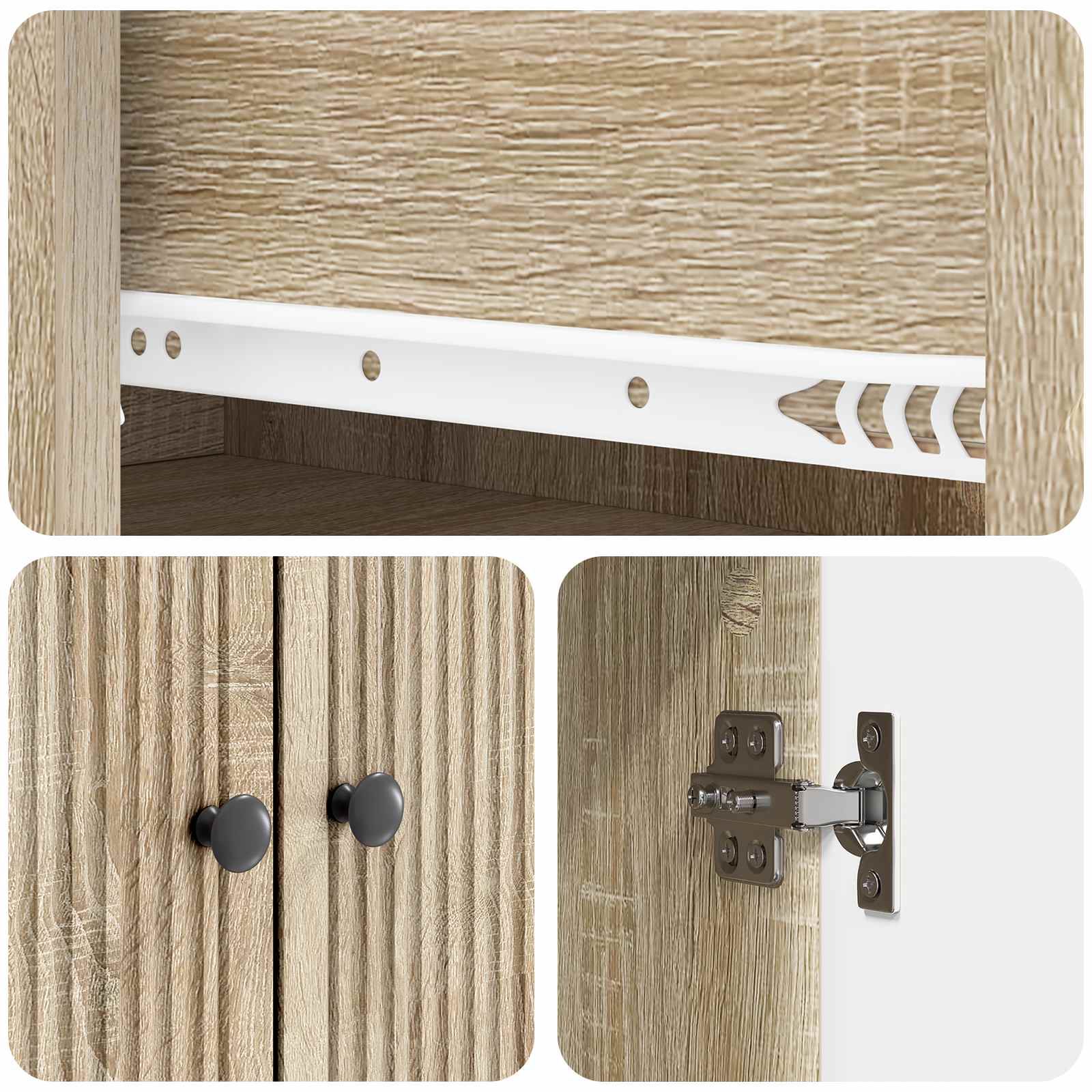 Kastenset 2 pcs 66 x 34,5 x 90 cm Bewerkt hout is nu te koop bij PeponiXL, paradijselijk wonen!