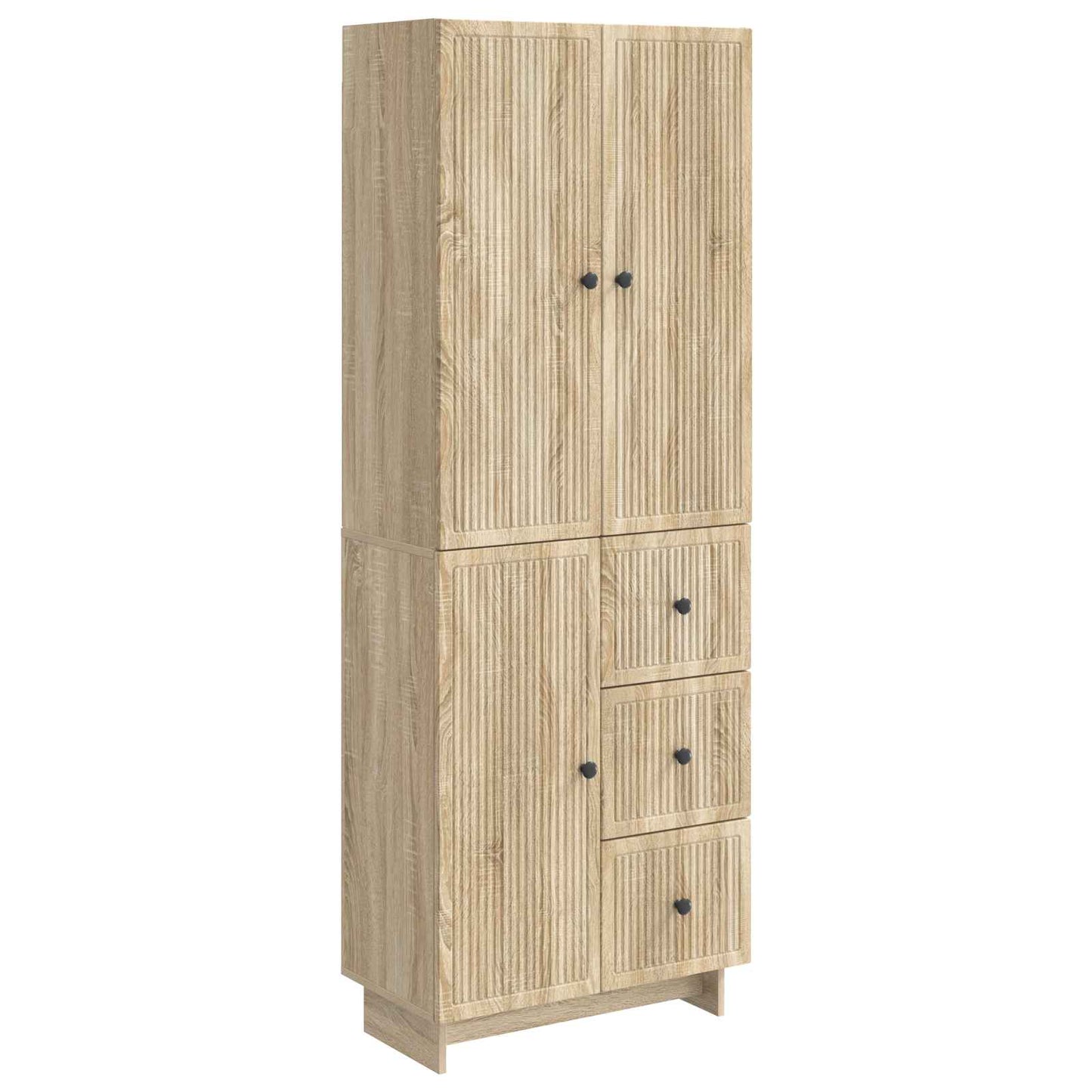 Kastenset 2 pcs 66 x 34,5 x 90 cm Bewerkt hout is nu te koop bij PeponiXL, paradijselijk wonen!