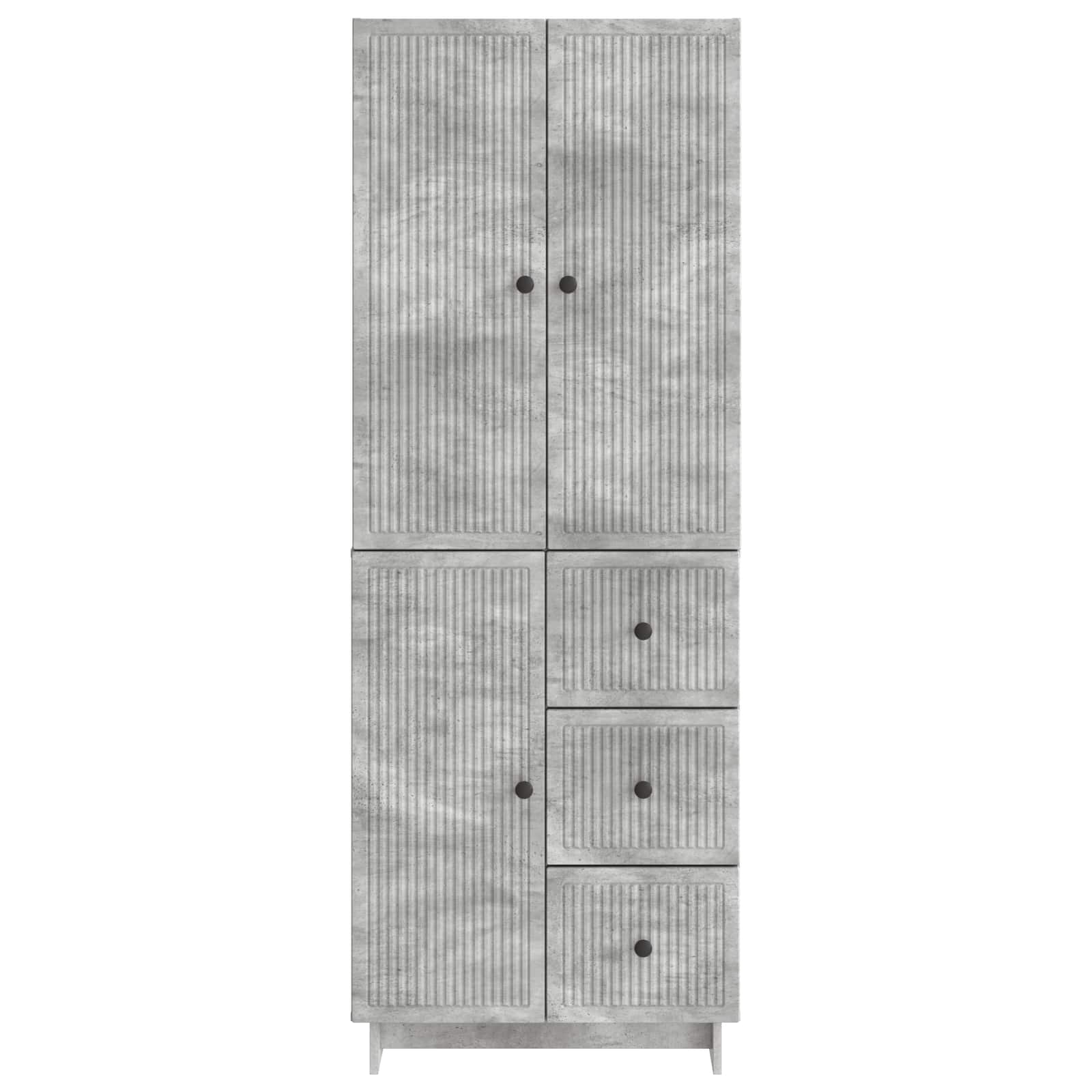 Kastenset 2 pcs 66 x 34,5 x 90 cm Bewerkt hout is nu te koop bij PeponiXL, paradijselijk wonen!