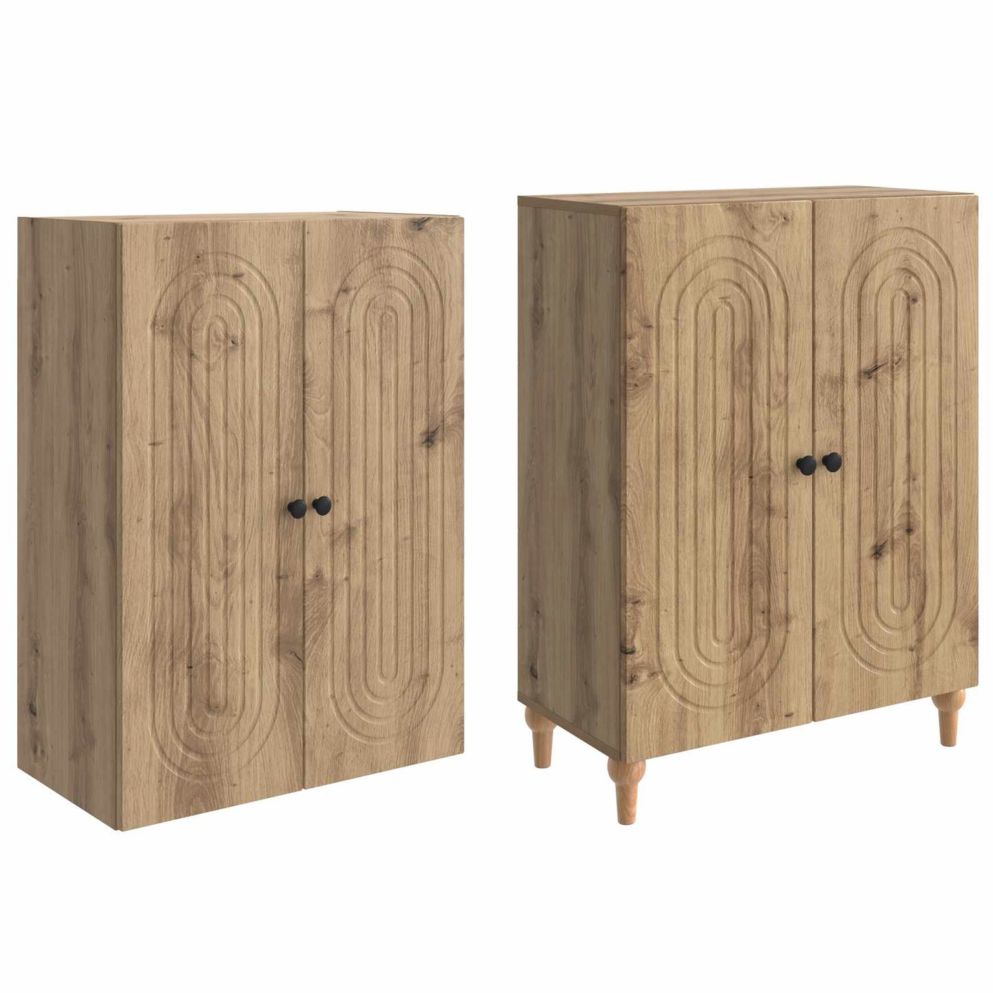 Kastenset 2 st Bewerkt hout is nu te koop bij PeponiXL, paradijselijk wonen!