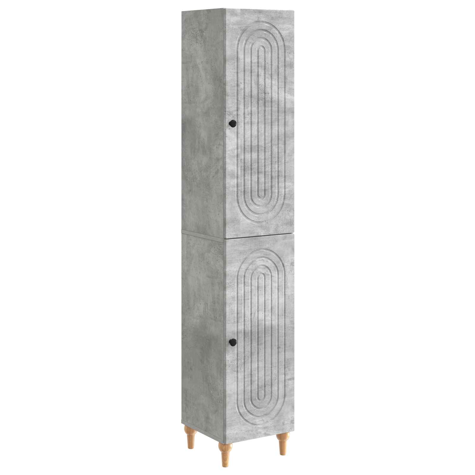 Kastenset 2 pcs Betongrijs Bewerkt hout is nu te koop bij PeponiXL, paradijselijk wonen!