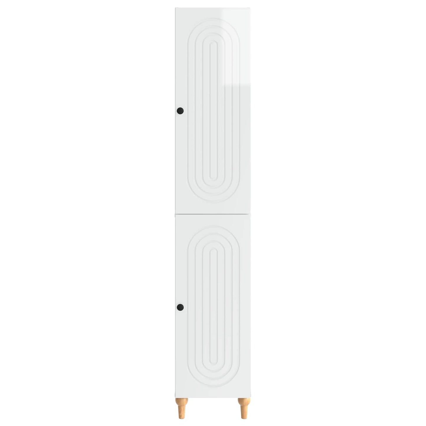 Kastenset 2 pcs Hoogglans Wit Bewerkt hout is nu te koop bij PeponiXL, paradijselijk wonen!