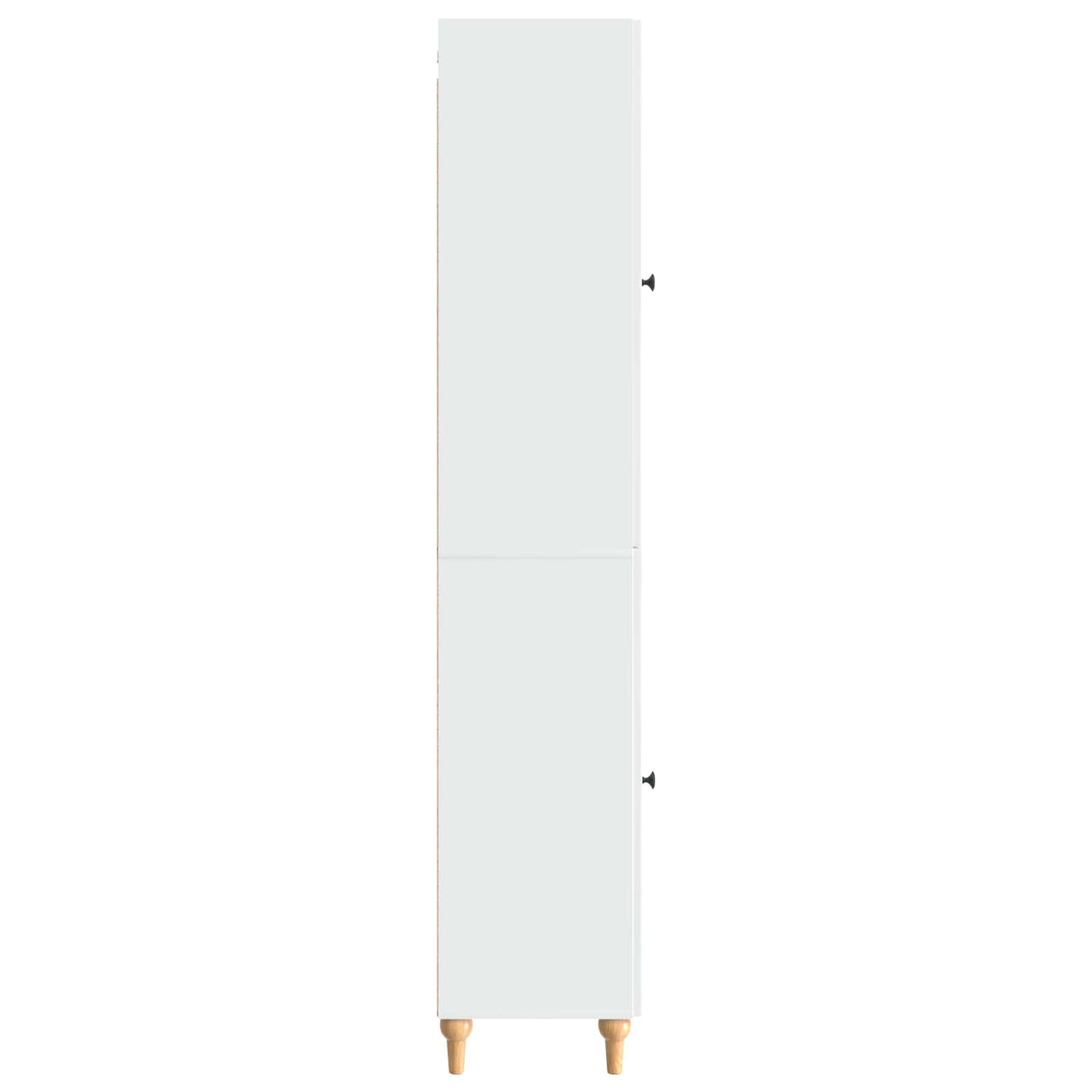 Kastenset 2 pcs Hoogglans Wit Bewerkt hout is nu te koop bij PeponiXL, paradijselijk wonen!