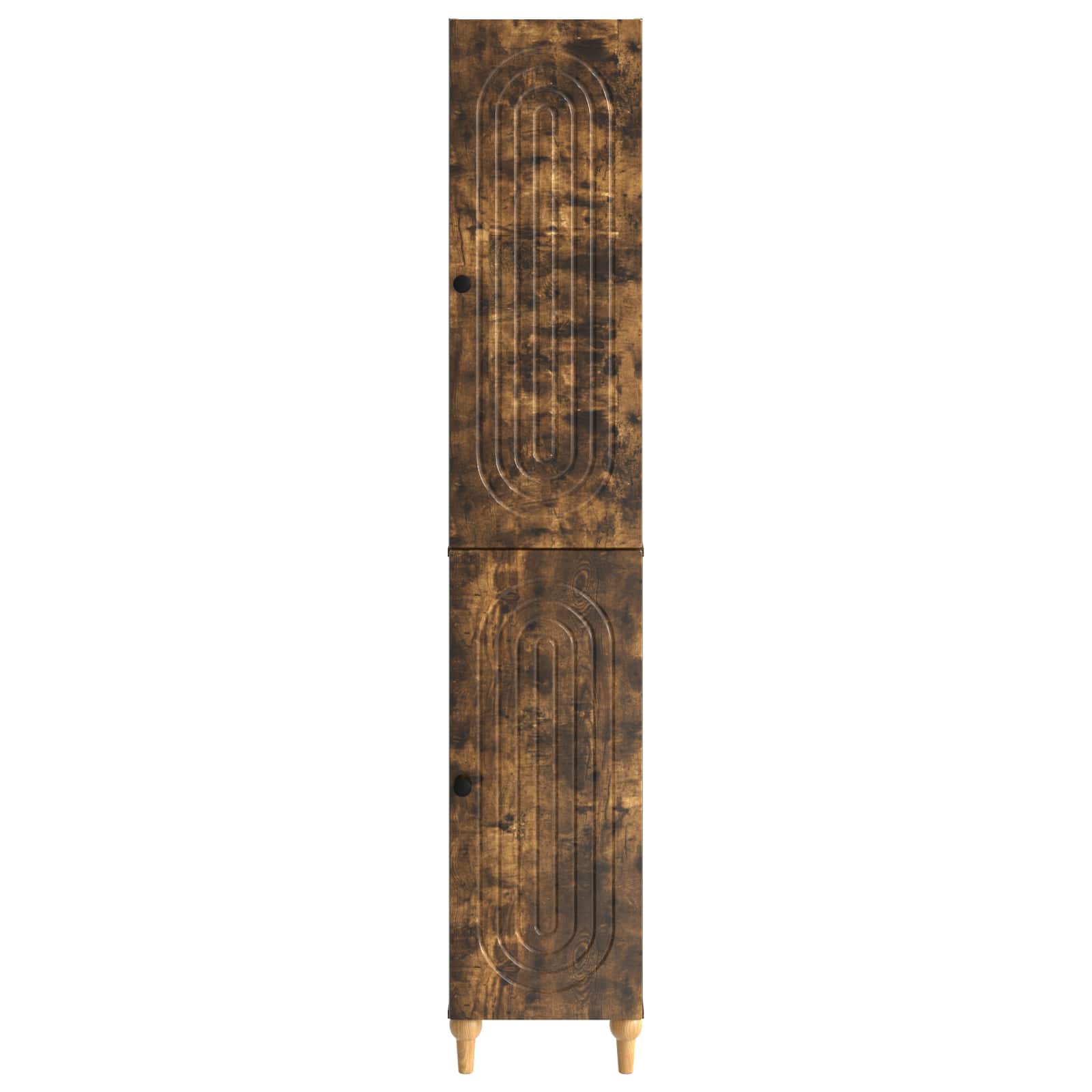 Kastenset 2 pcs Gerookt eiken Bewerkt hout is nu te koop bij PeponiXL, paradijselijk wonen!