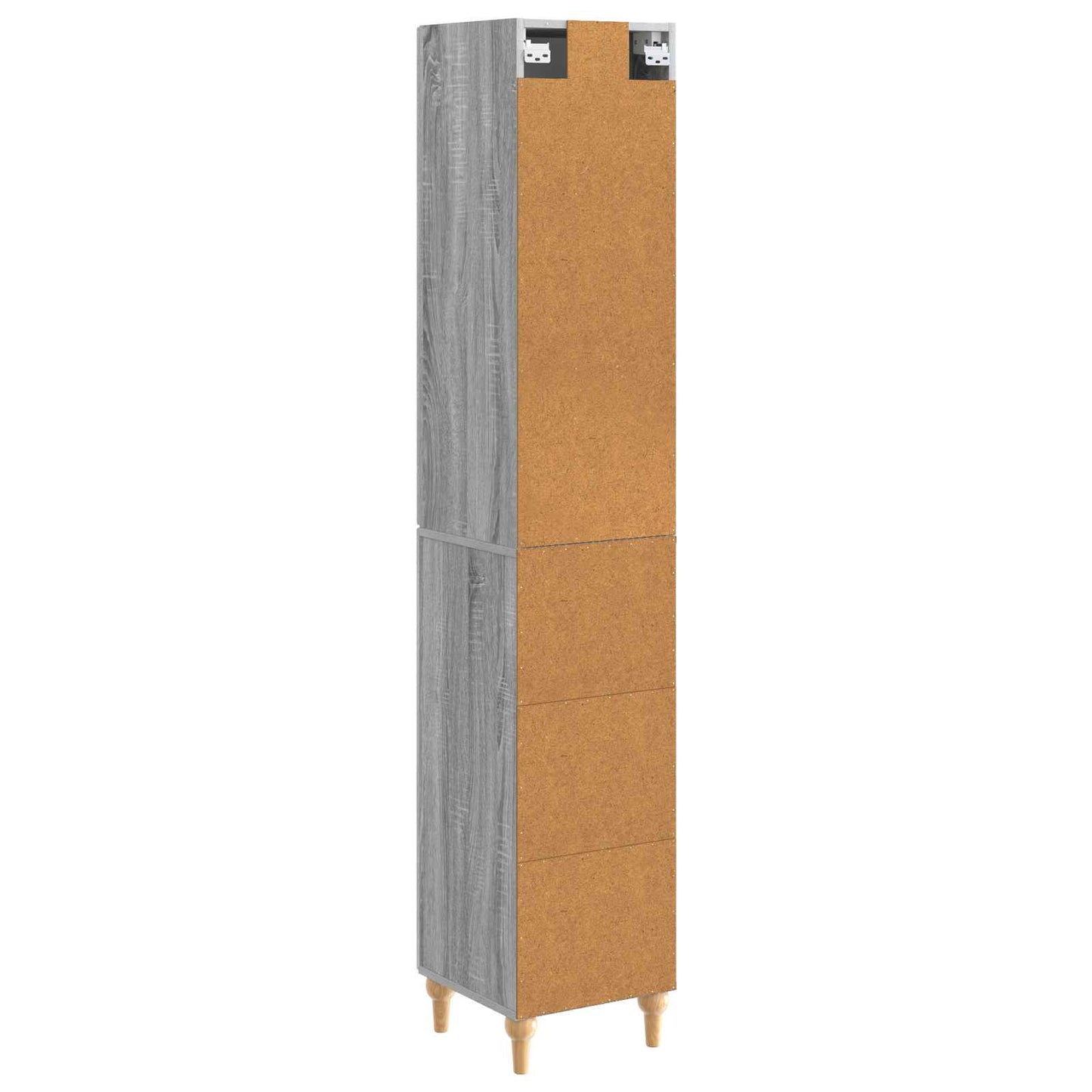 Kastenset 2 pcs Grijs Sonoma Bewerkt hout is nu te koop bij PeponiXL, paradijselijk wonen!