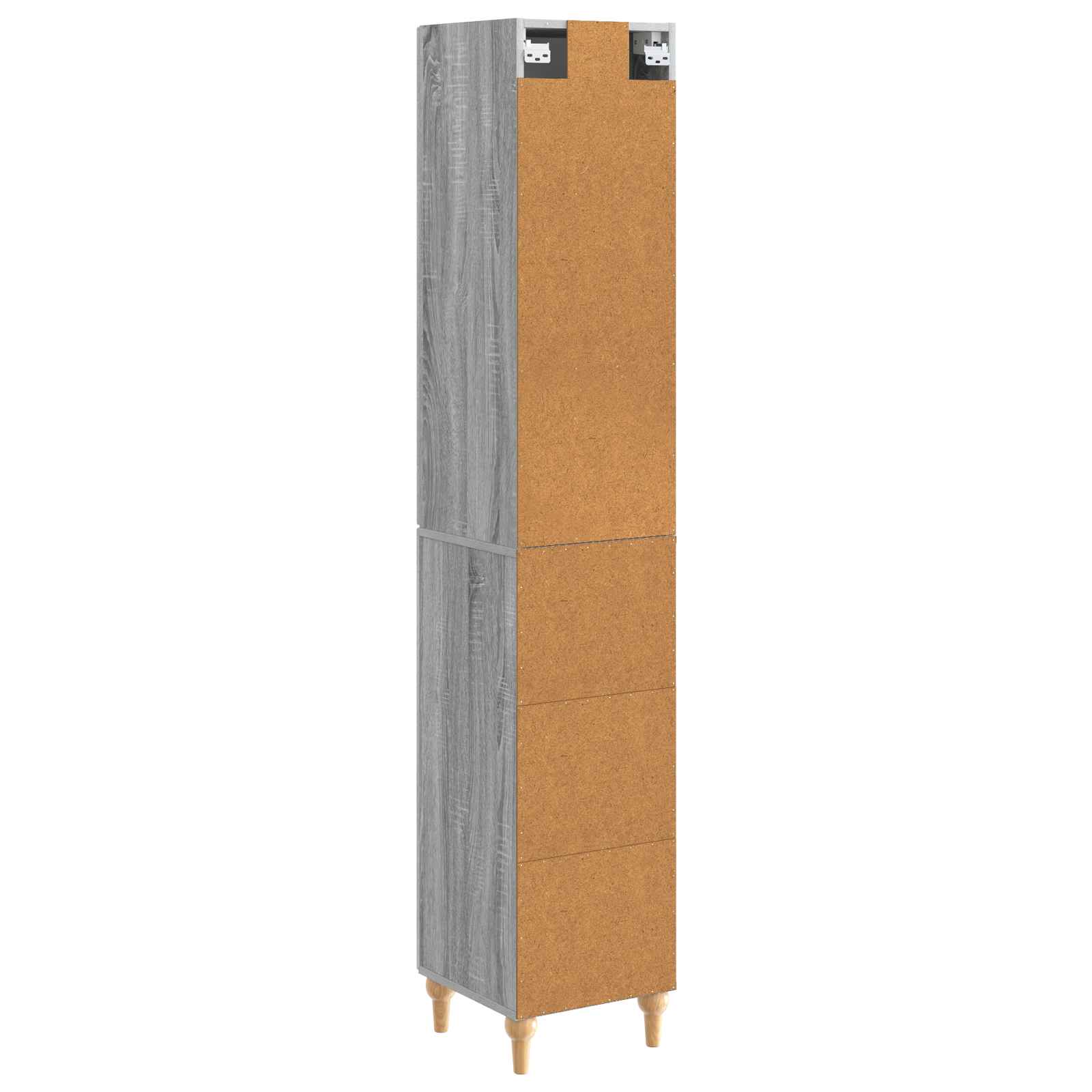 Kastenset 2 pcs Grijs Sonoma Bewerkt hout is nu te koop bij PeponiXL, paradijselijk wonen!