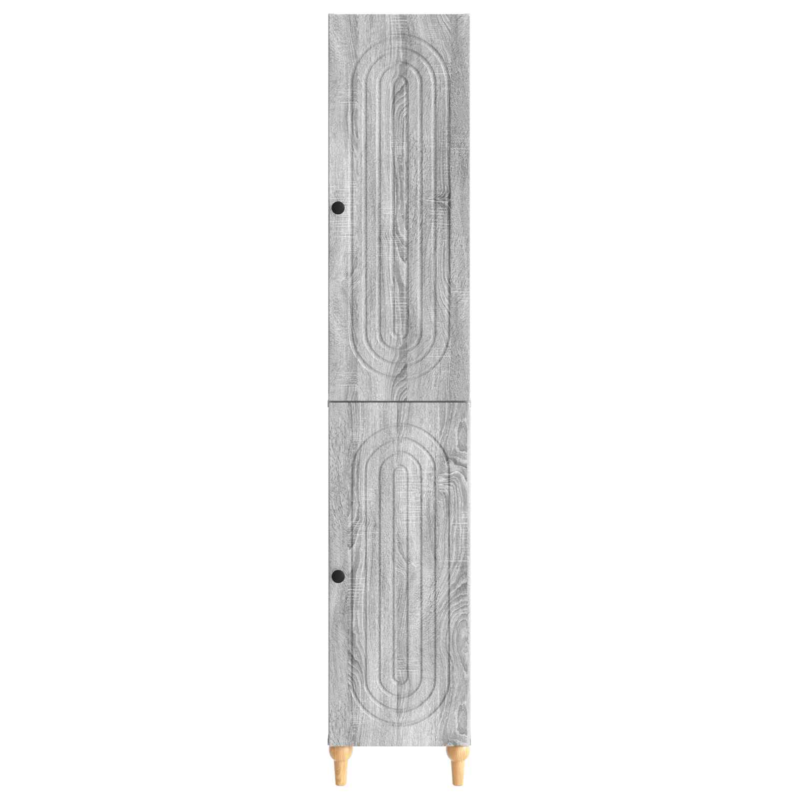 Kastenset 2 pcs Grijs Sonoma Bewerkt hout is nu te koop bij PeponiXL, paradijselijk wonen!