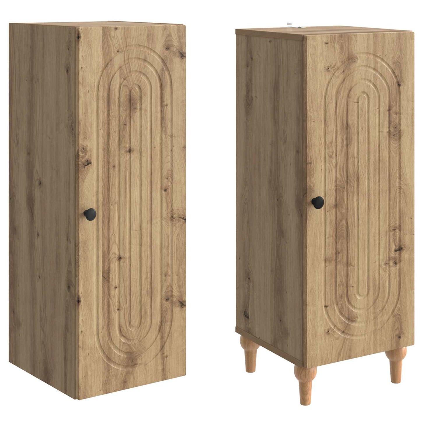 Kastenset 2 pcs Artisanaal eiken Bewerkt hout is nu te koop bij PeponiXL, paradijselijk wonen!