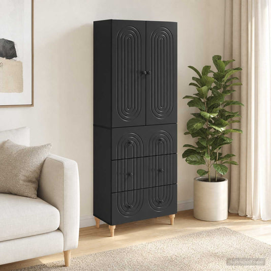 Kastenset 2 pcs 66 x 34,5 x 90 cm Bewerkt hout is nu te koop bij PeponiXL, paradijselijk wonen!