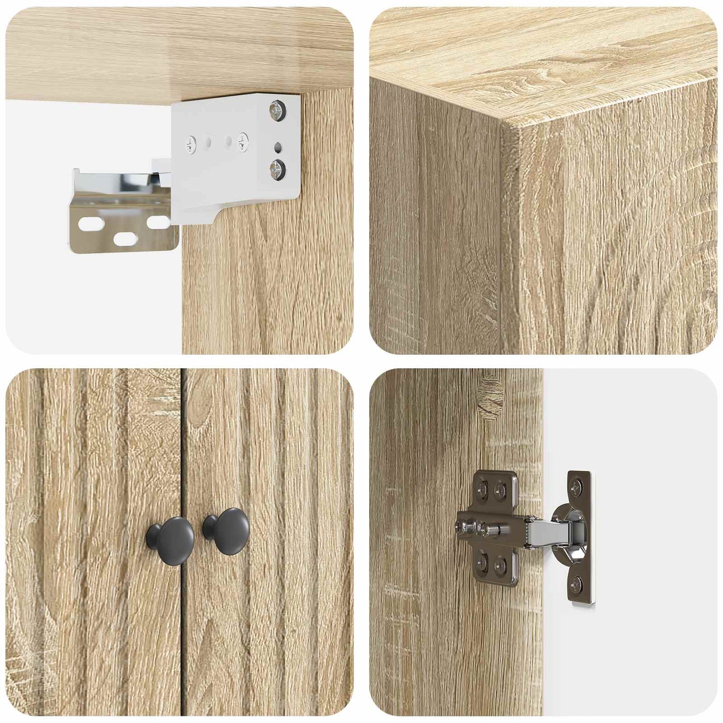 Kastenset 2 pcs 66 x 34,5 x 90 cm Bewerkt hout is nu te koop bij PeponiXL, paradijselijk wonen!