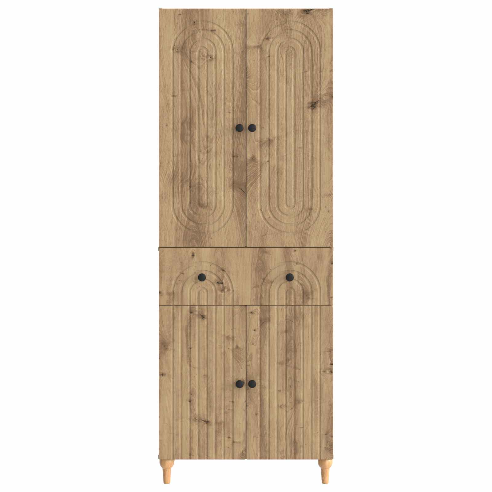 Kastenset 2 pcs 66 x 34,5 x 90 cm Bewerkt hout is nu te koop bij PeponiXL, paradijselijk wonen!