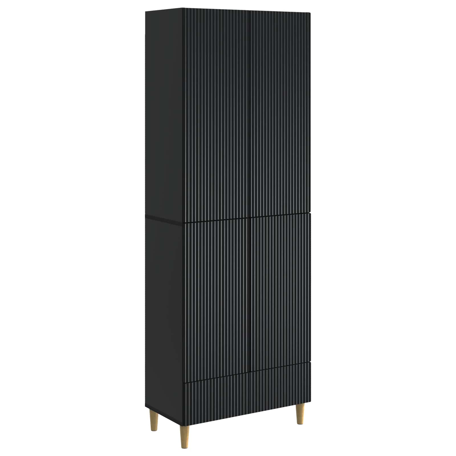 Kastenset 2 pcs 66 x 34,5 x 95 cm Bewerkt hout is nu te koop bij PeponiXL, paradijselijk wonen!