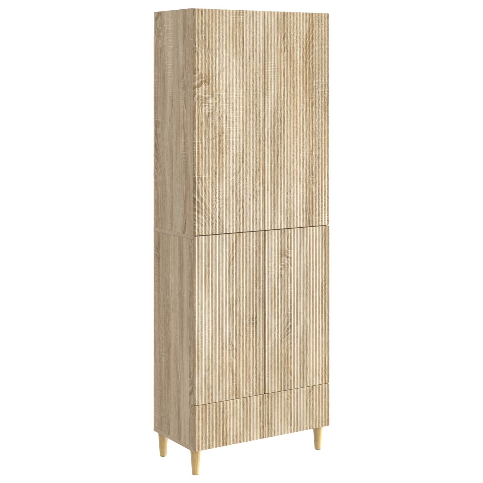 Kastenset 2 pcs 66 x 34,5 x 95 cm Bewerkt hout is nu te koop bij PeponiXL, paradijselijk wonen!