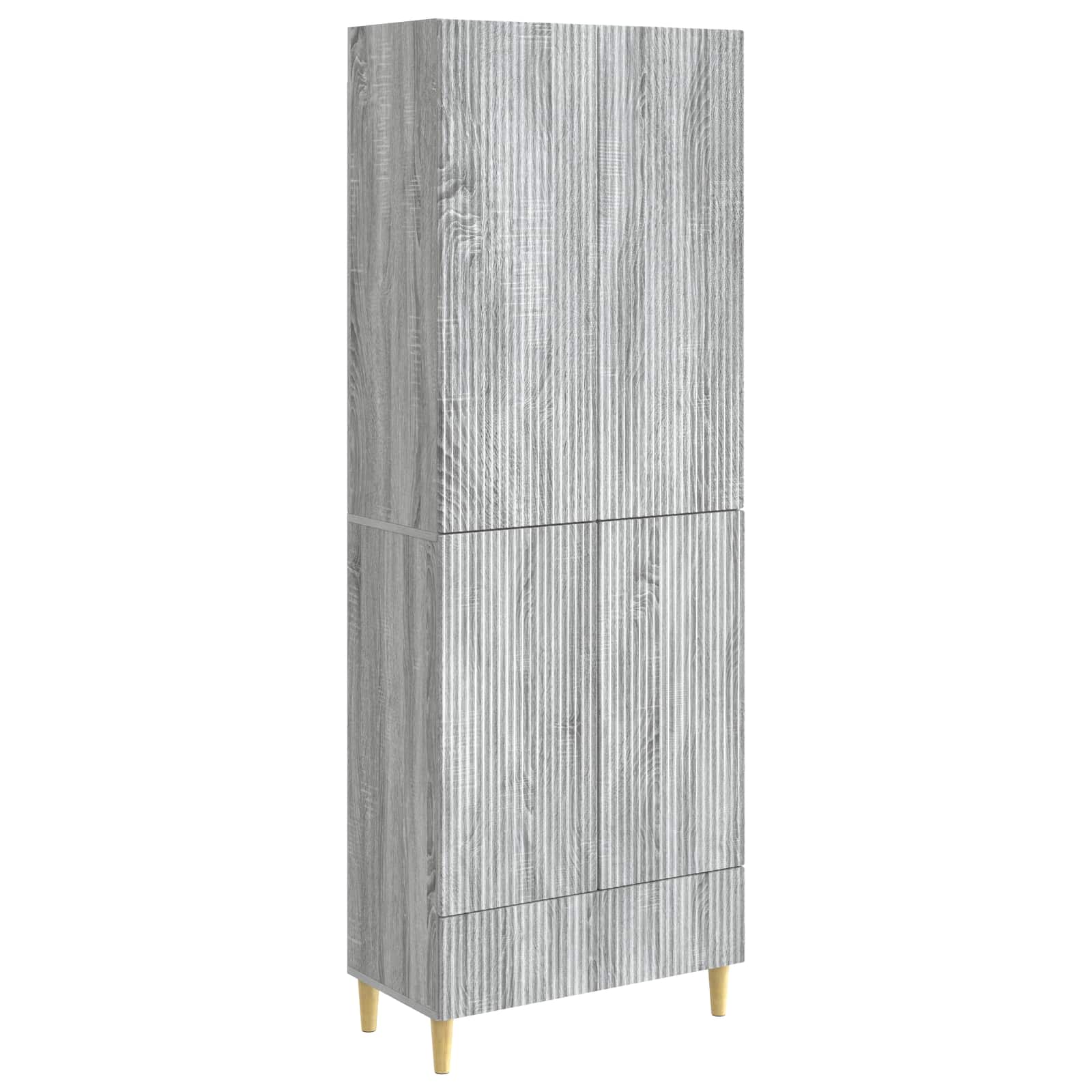 Kastenset 2 pcs 66 x 34,5 x 95 cm Bewerkt hout is nu te koop bij PeponiXL, paradijselijk wonen!