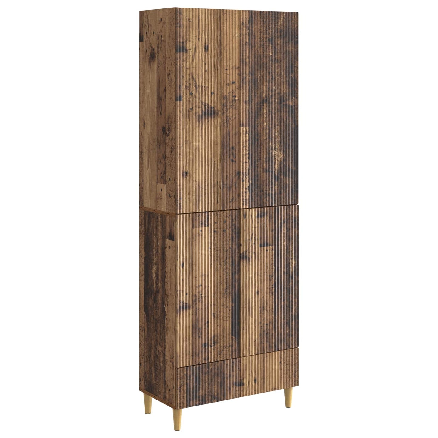 Kastenset 2 pcs 66 x 34,5 x 95 cm Bewerkt hout is nu te koop bij PeponiXL, paradijselijk wonen!