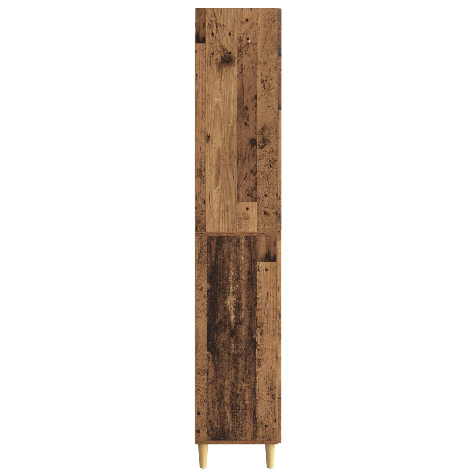 Kastenset 2 pcs 66 x 34,5 x 95 cm Bewerkt hout is nu te koop bij PeponiXL, paradijselijk wonen!