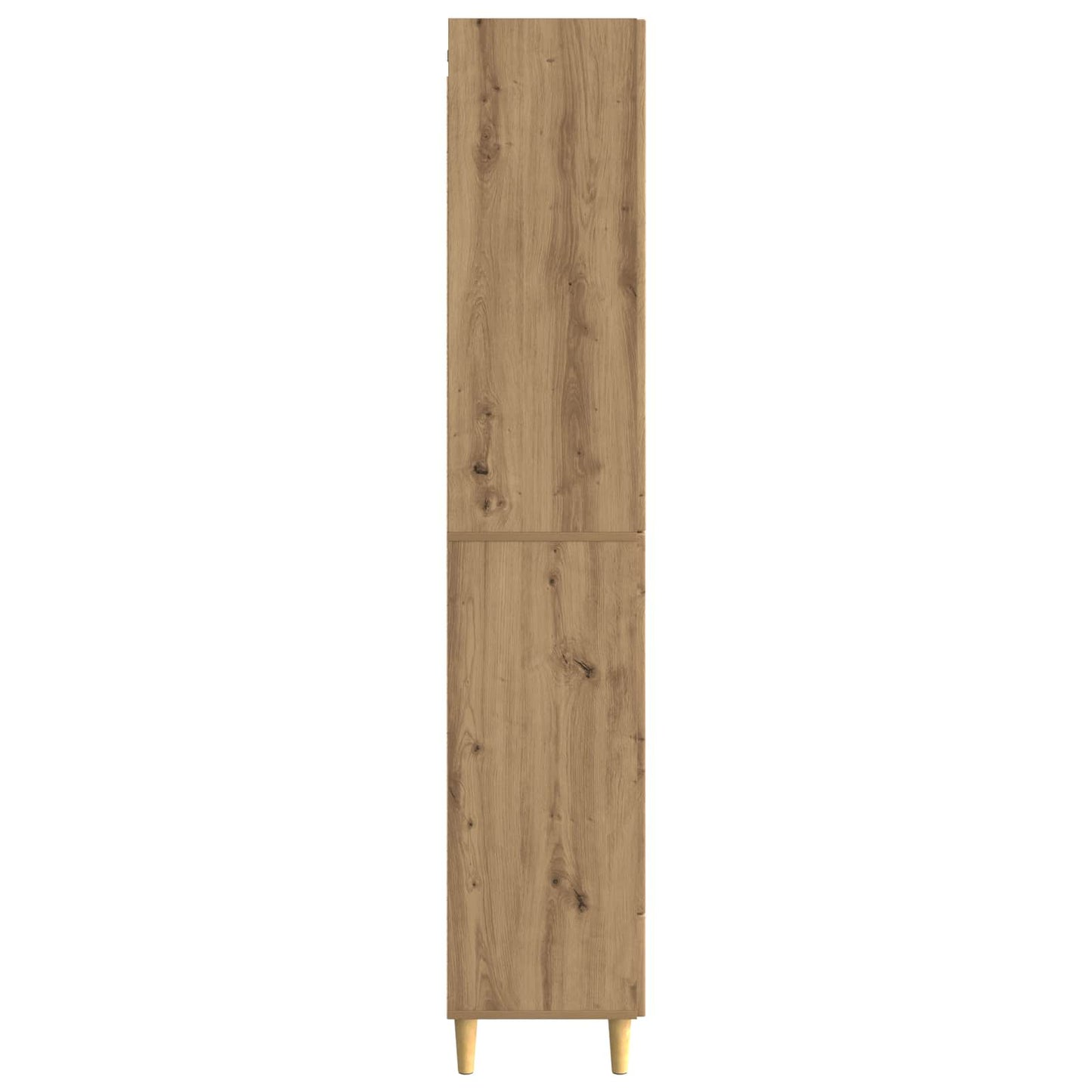 Kastenset 2 pcs Artisanaal eiken 66 x 34,5 x 95 cm Bewerkt hout