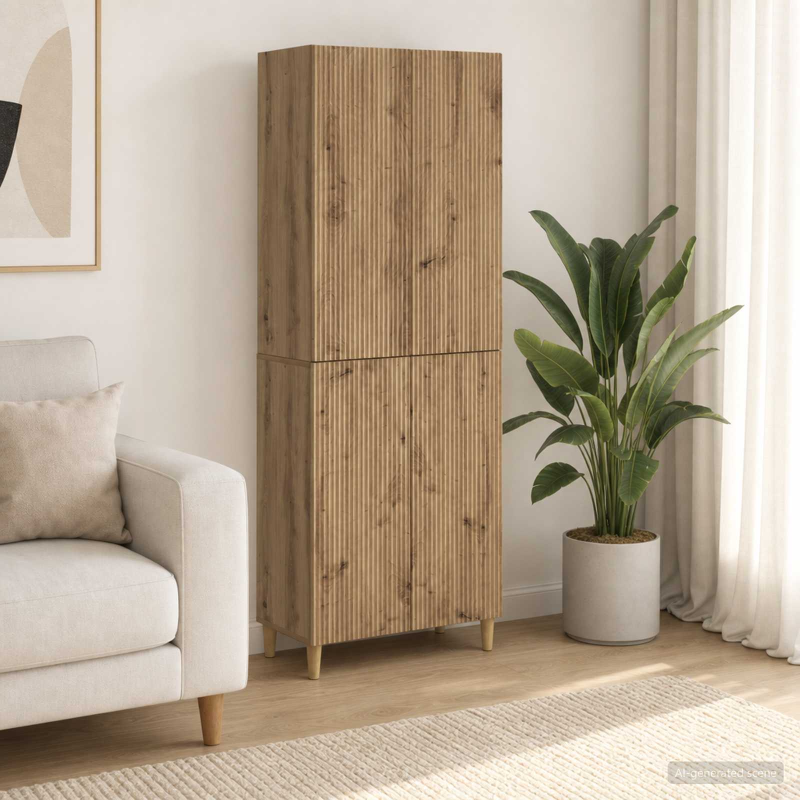Kastenset 2 st Artisanaal eiken Bewerkt hout is nu te koop bij PeponiXL, paradijselijk wonen!
