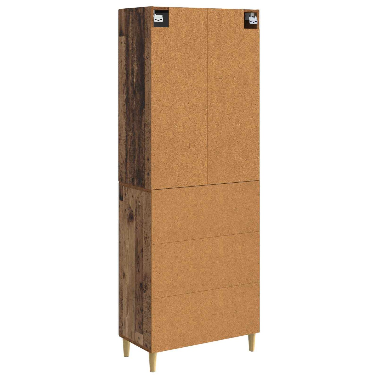 Kastenset 2 pcs 66 x 34,5 x 90 cm Bewerkt hout