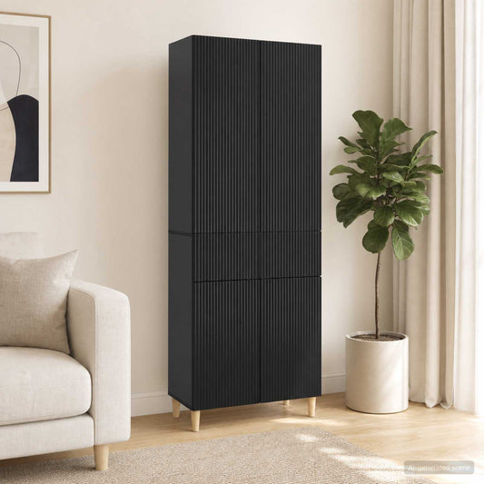 Kastenset 2 pcs 66 x 34,5 x 90 cm Bewerkt hout is nu te koop bij PeponiXL, paradijselijk wonen!