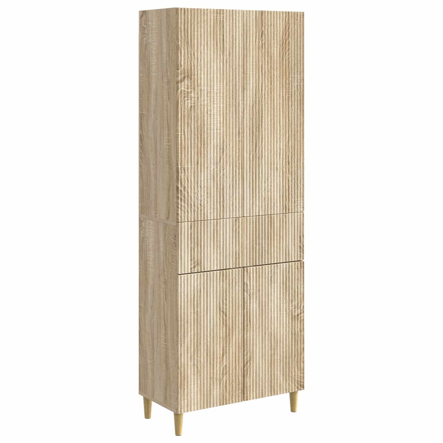 Kastenset 2 pcs 66 x 34,5 x 90 cm Bewerkt hout