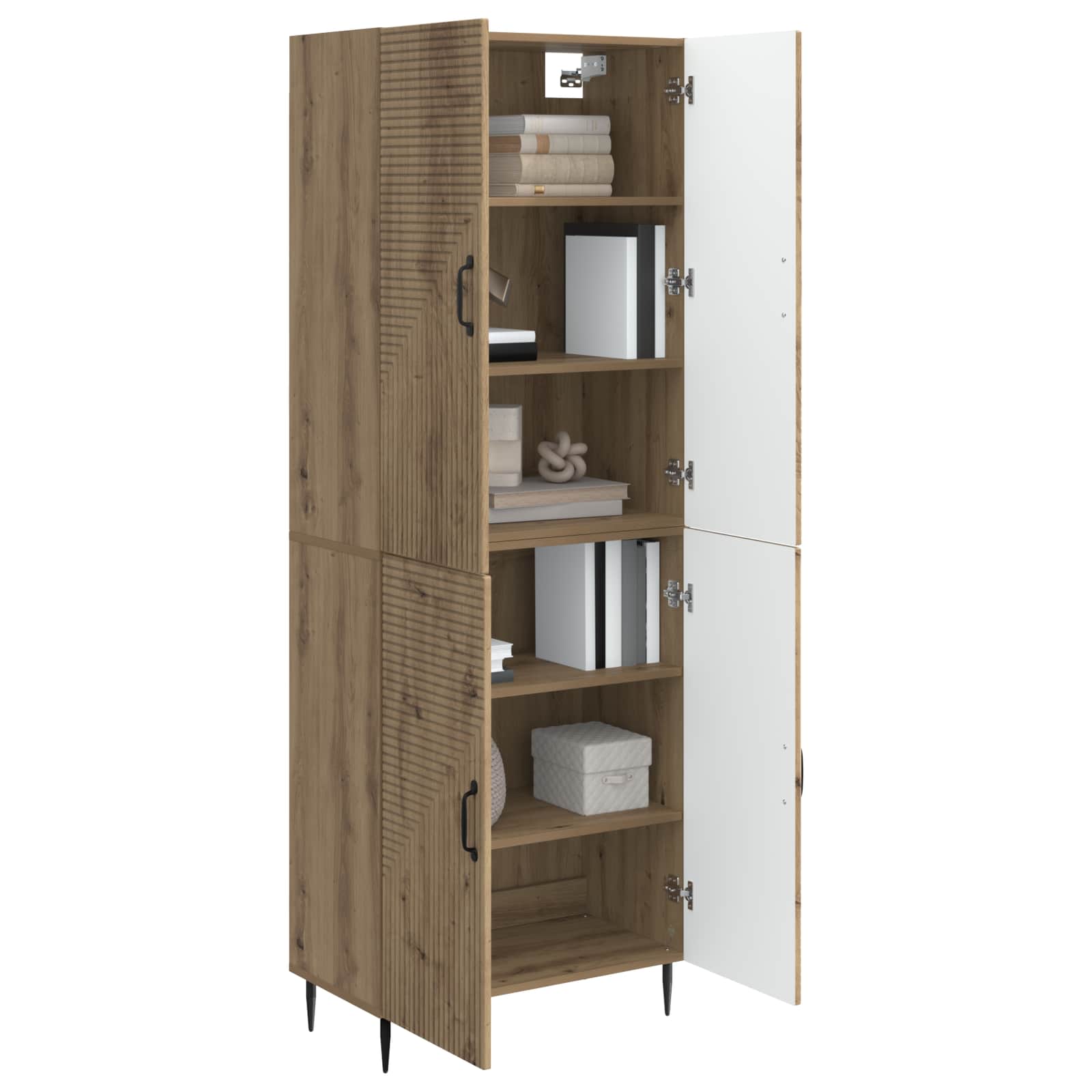 Kastenset 2 st Bewerkt hout is nu te koop bij PeponiXL, paradijselijk wonen!