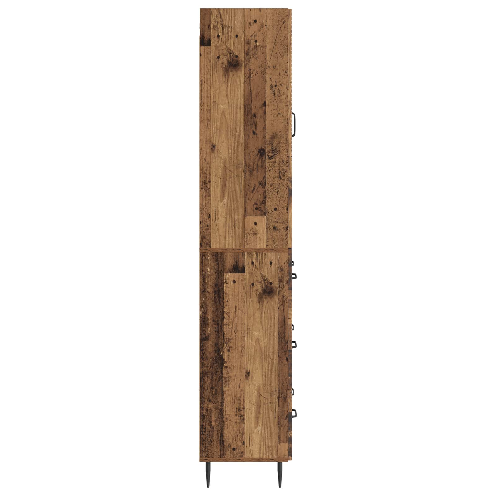 Kastenset 2 pcs Oud hout 66 x 34,5 x 90 cm Bewerkt hout is nu te koop bij PeponiXL, paradijselijk wonen!