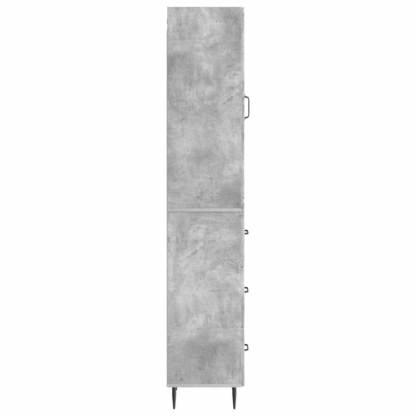 Kastenset 2 pcs Betongrijs 33 x 34,5 x 90 cm Bewerkt hout is nu te koop bij PeponiXL, paradijselijk wonen!