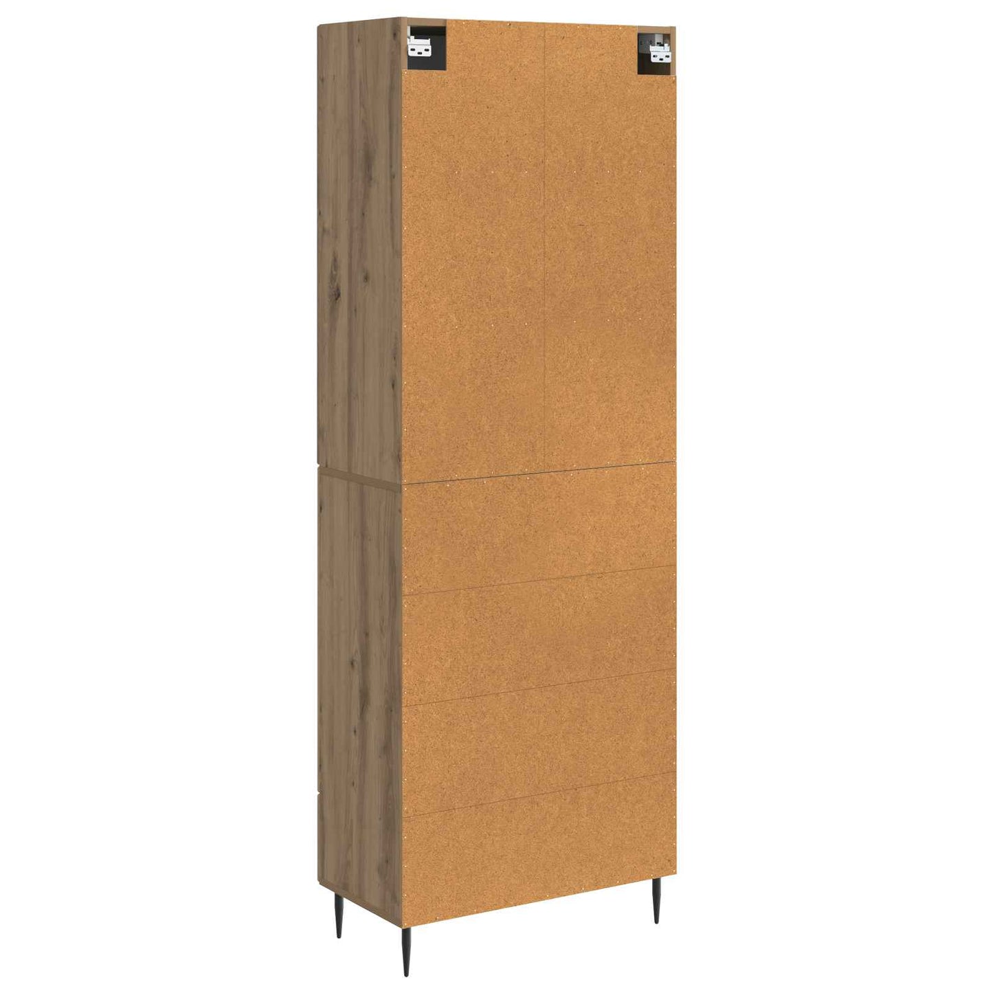 Kastenset 2 pcs Artisanaal eiken 66 x 34,5 x 89,5 cm