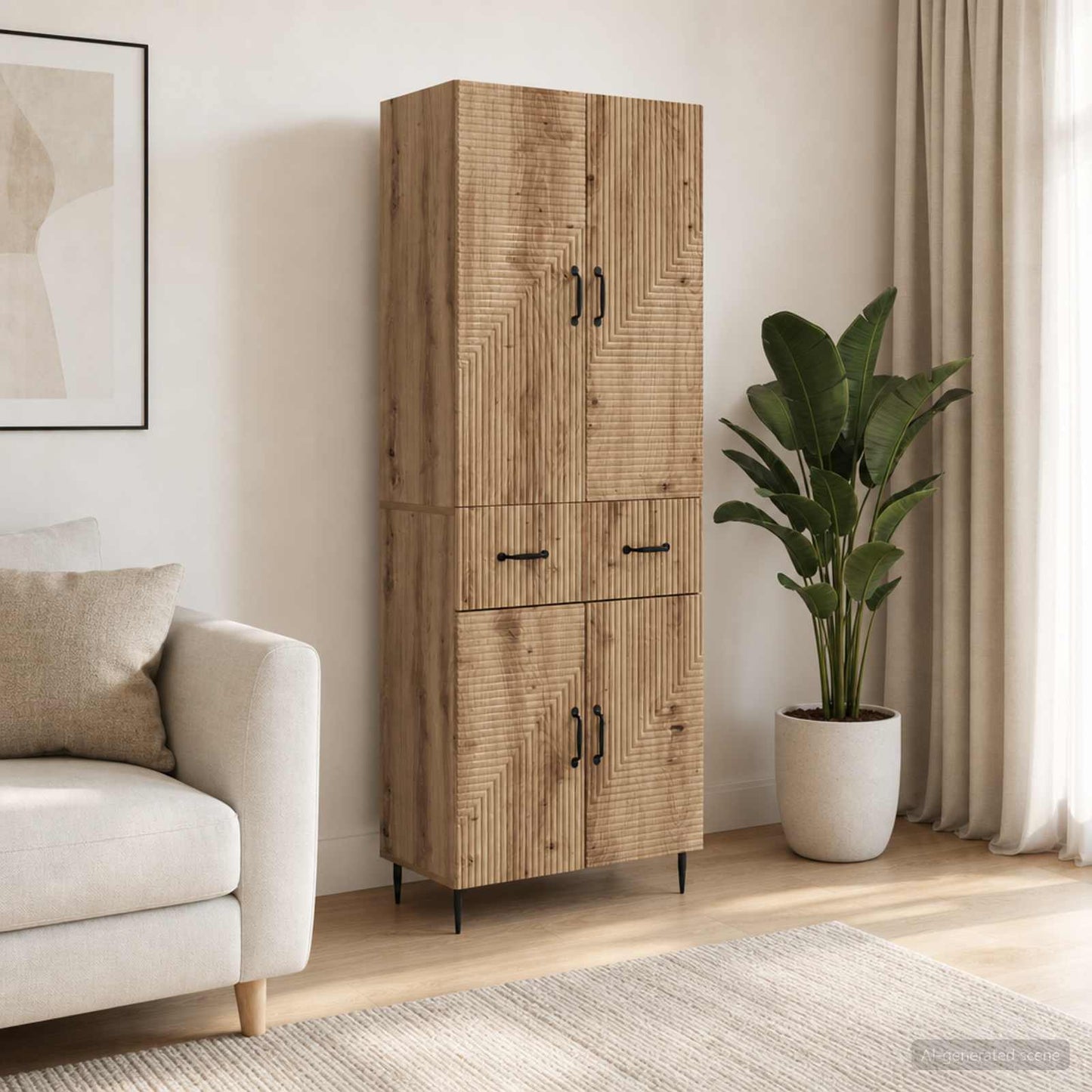 Kastenset 2 st Artisanaal eiken Bewerkt hout is nu te koop bij PeponiXL, paradijselijk wonen!