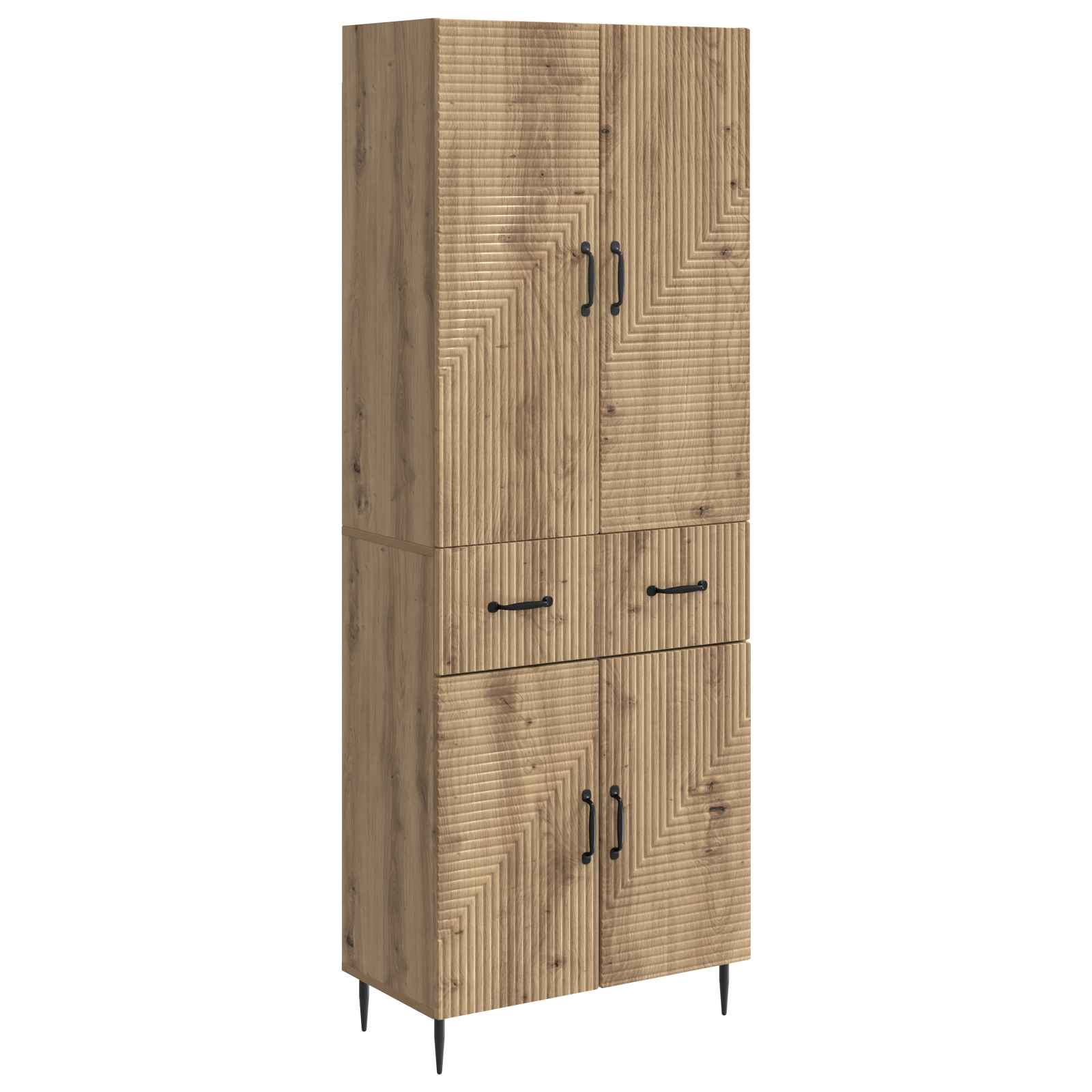 Kastenset 2 st Artisanaal eiken Bewerkt hout is nu te koop bij PeponiXL, paradijselijk wonen!