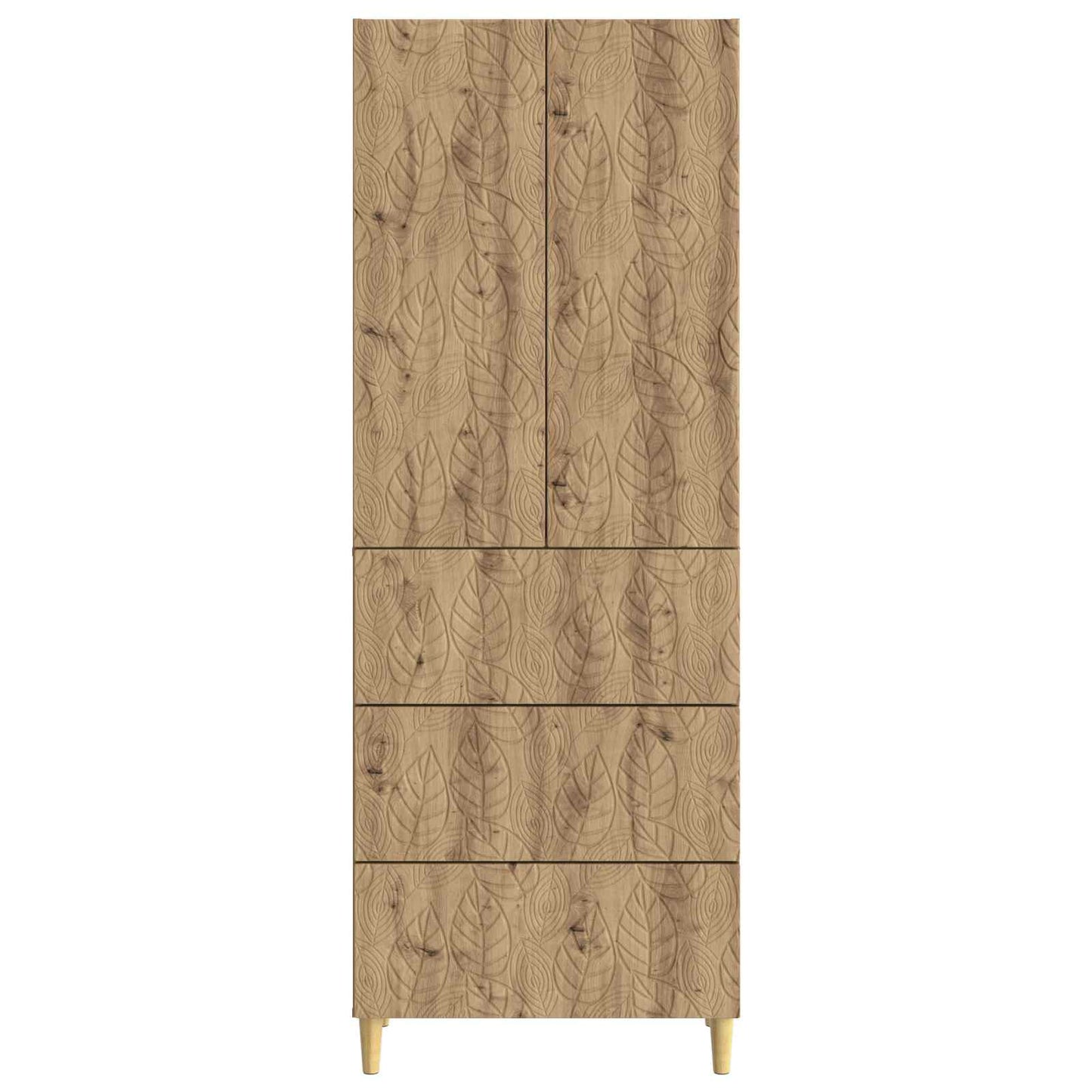 Kastenset 2 pcs Artisanaal eiken 66 x 34,5 x 90 cm Bewerkt hout is nu te koop bij PeponiXL, paradijselijk wonen!