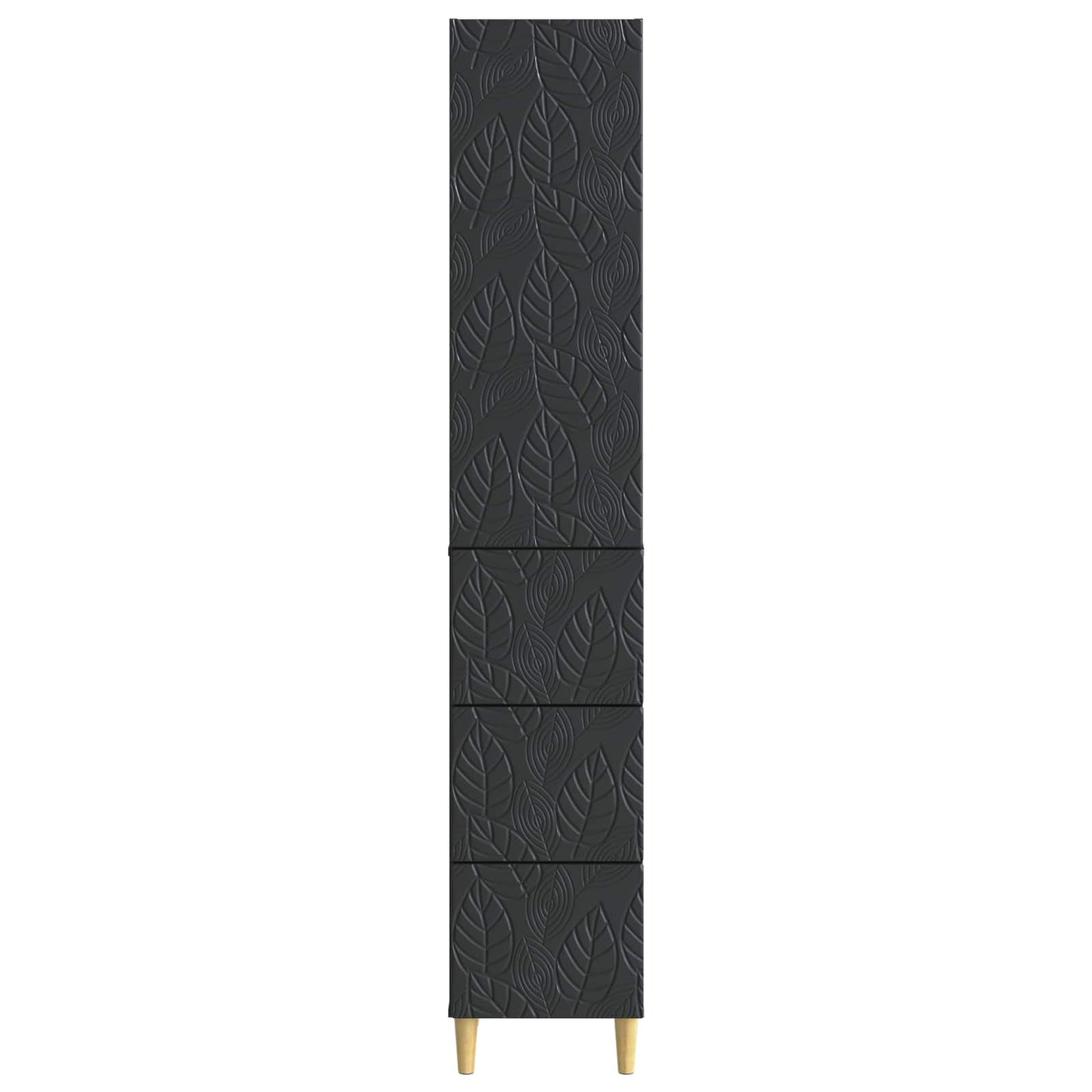 Kastenset 2 pcs Zwart 33 x 34,5 x 90 cm Bewerkt hout is nu te koop bij PeponiXL, paradijselijk wonen!