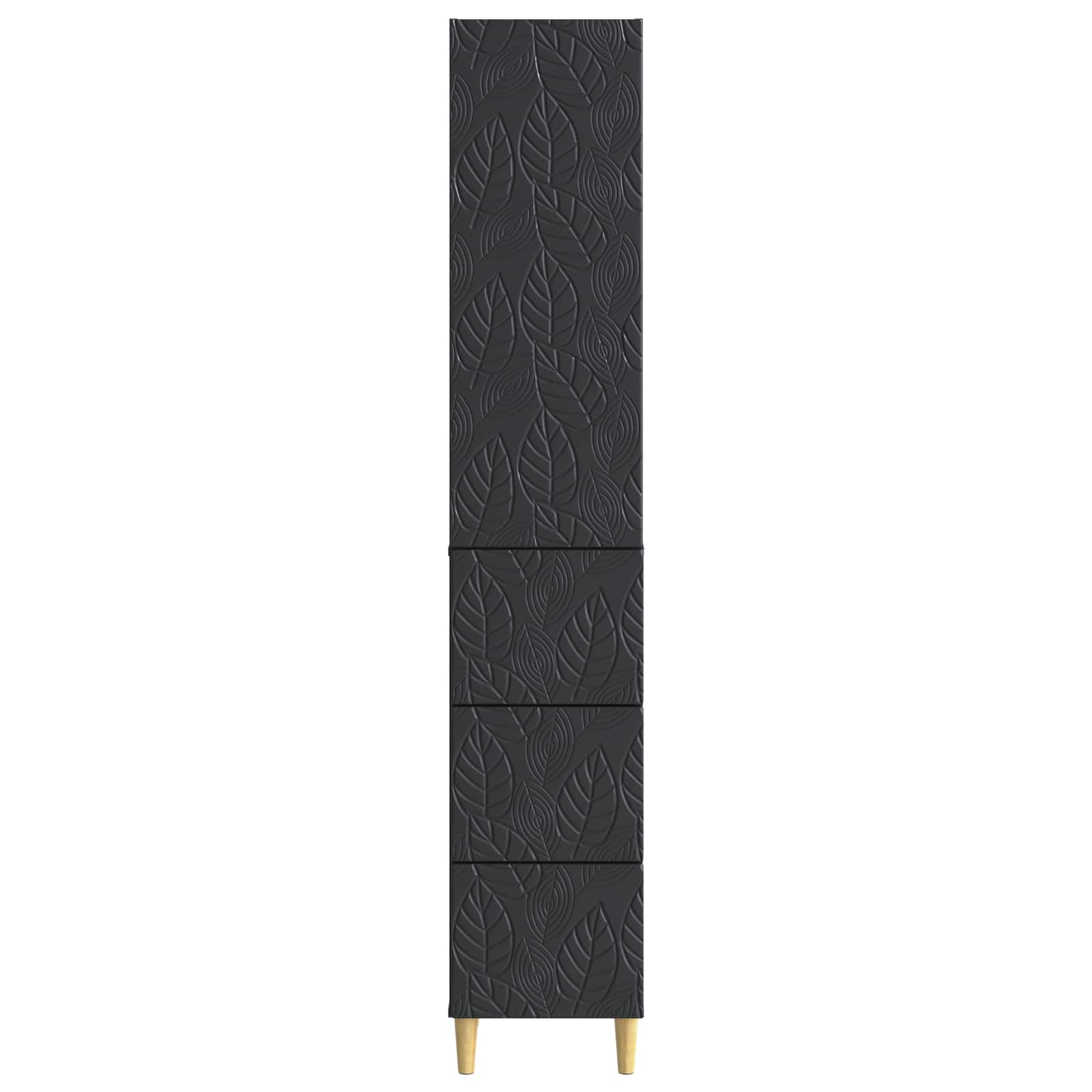 Kastenset 2 pcs Zwart 33 x 34,5 x 90 cm Bewerkt hout is nu te koop bij PeponiXL, paradijselijk wonen!