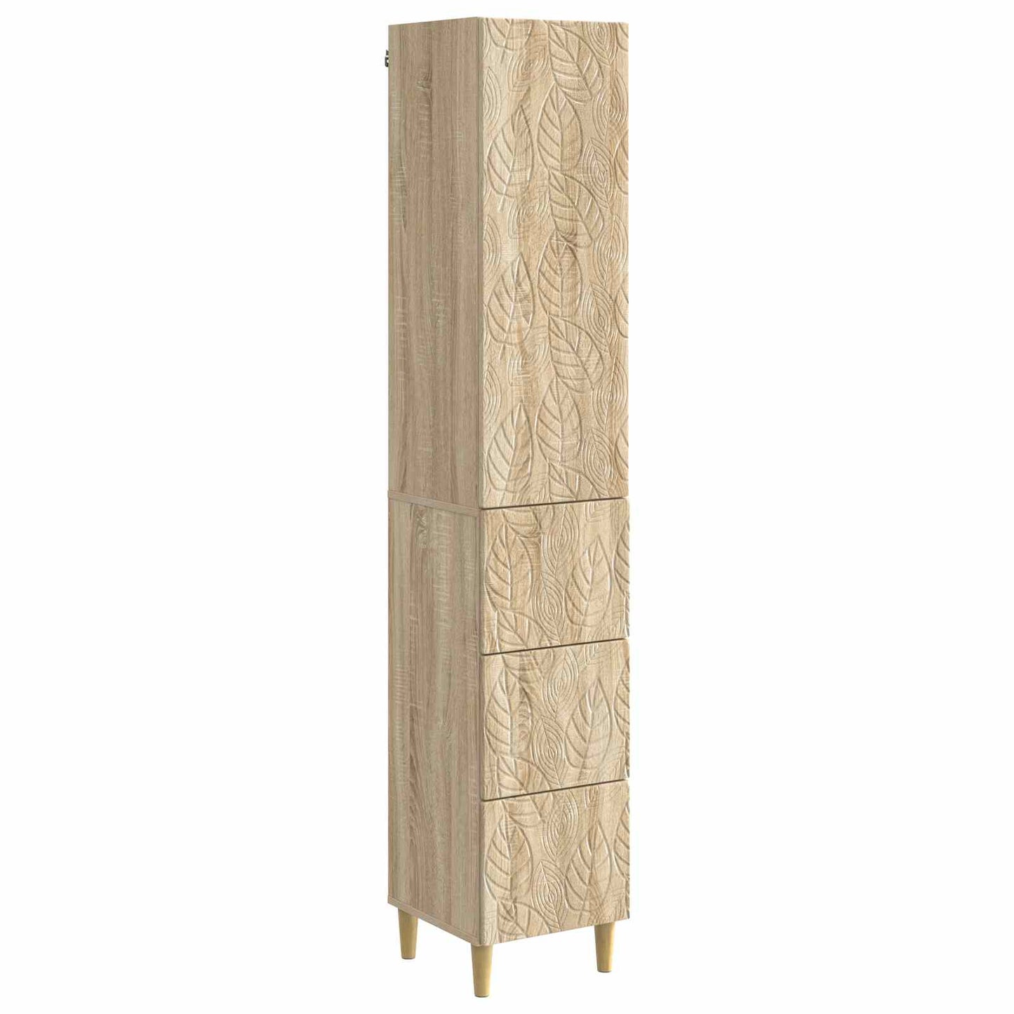 Kastenset 2 pcs Sonoma Eiken 33 x 34,5 x 90 cm Bewerkt hout is nu te koop bij PeponiXL, paradijselijk wonen!