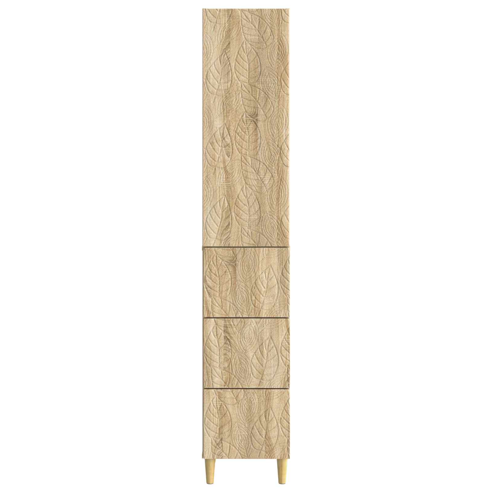 Kastenset 2 pcs Sonoma Eiken 33 x 34,5 x 90 cm Bewerkt hout is nu te koop bij PeponiXL, paradijselijk wonen!