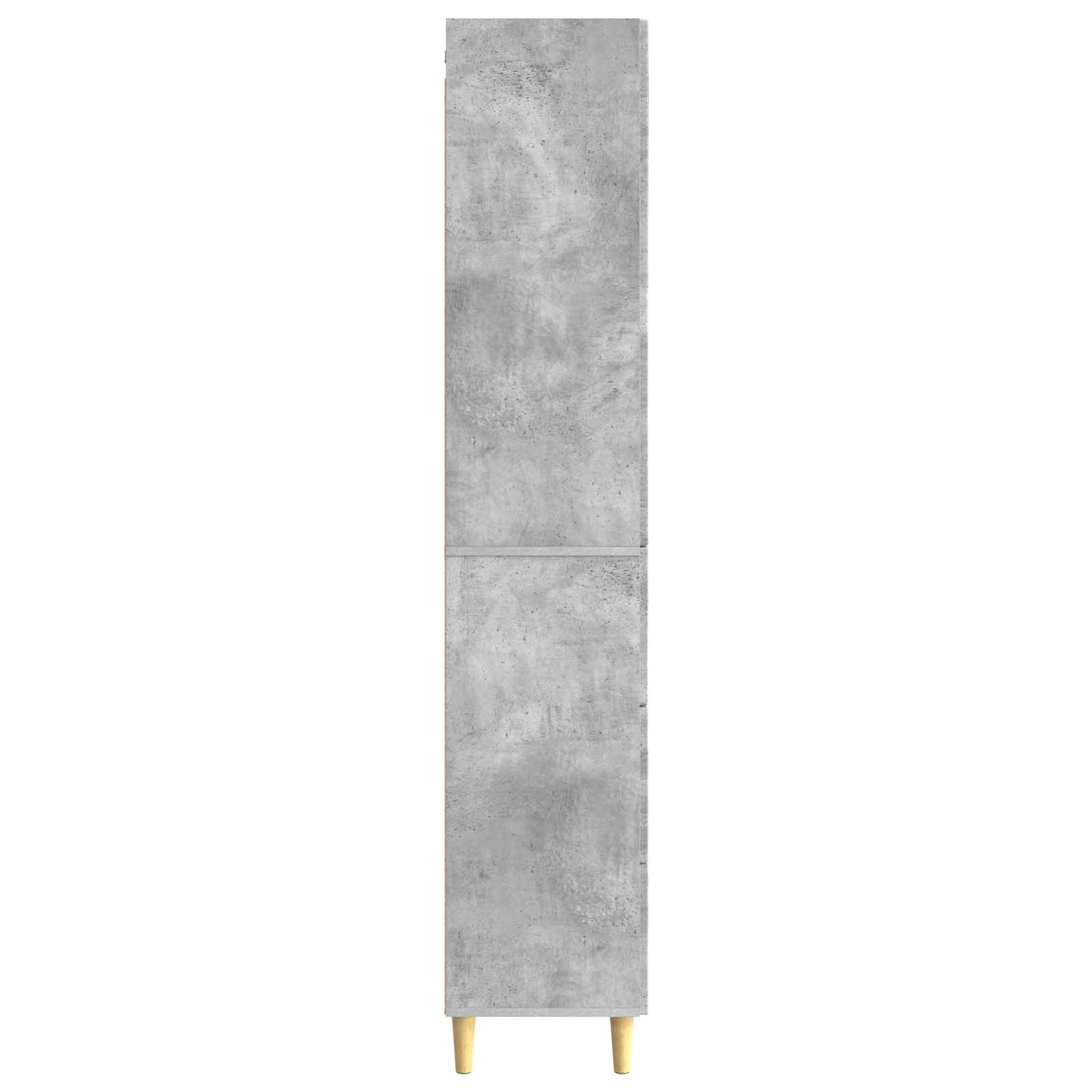 Kastenset 2 pcs Betongrijs 33 x 34,5 x 90 cm Bewerkt hout is nu te koop bij PeponiXL, paradijselijk wonen!